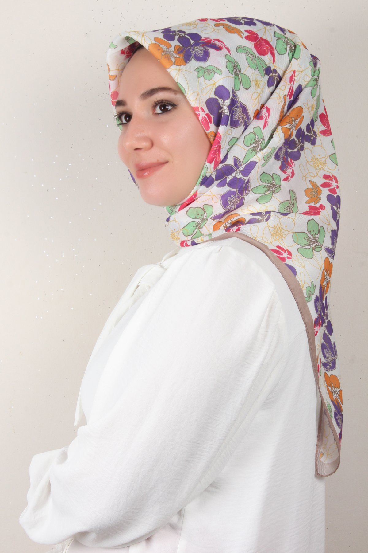 Nirvana Soft Eşarp 8093-6 Sütlü Kahve