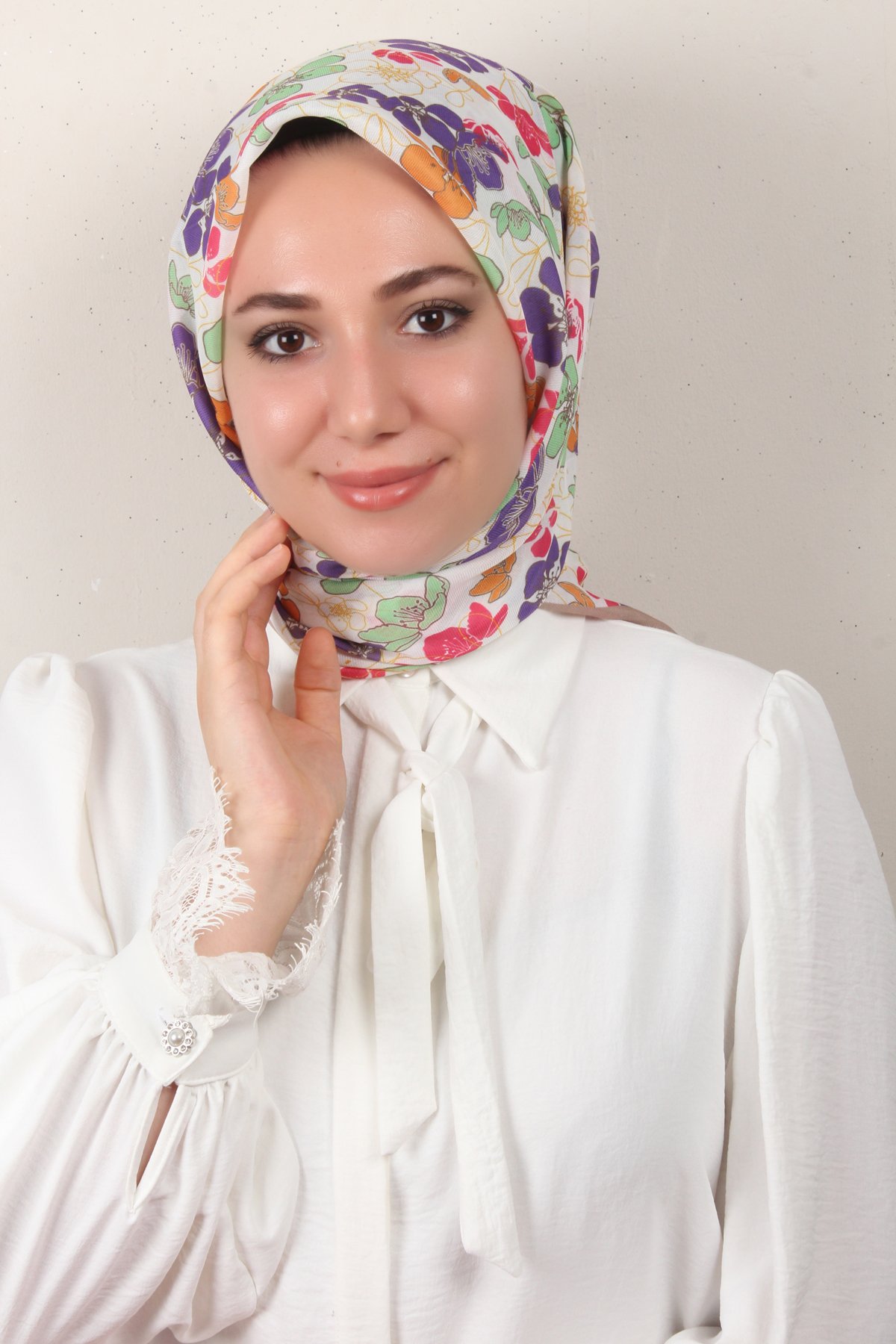 Nirvana Soft Eşarp 8093-6 Sütlü Kahve