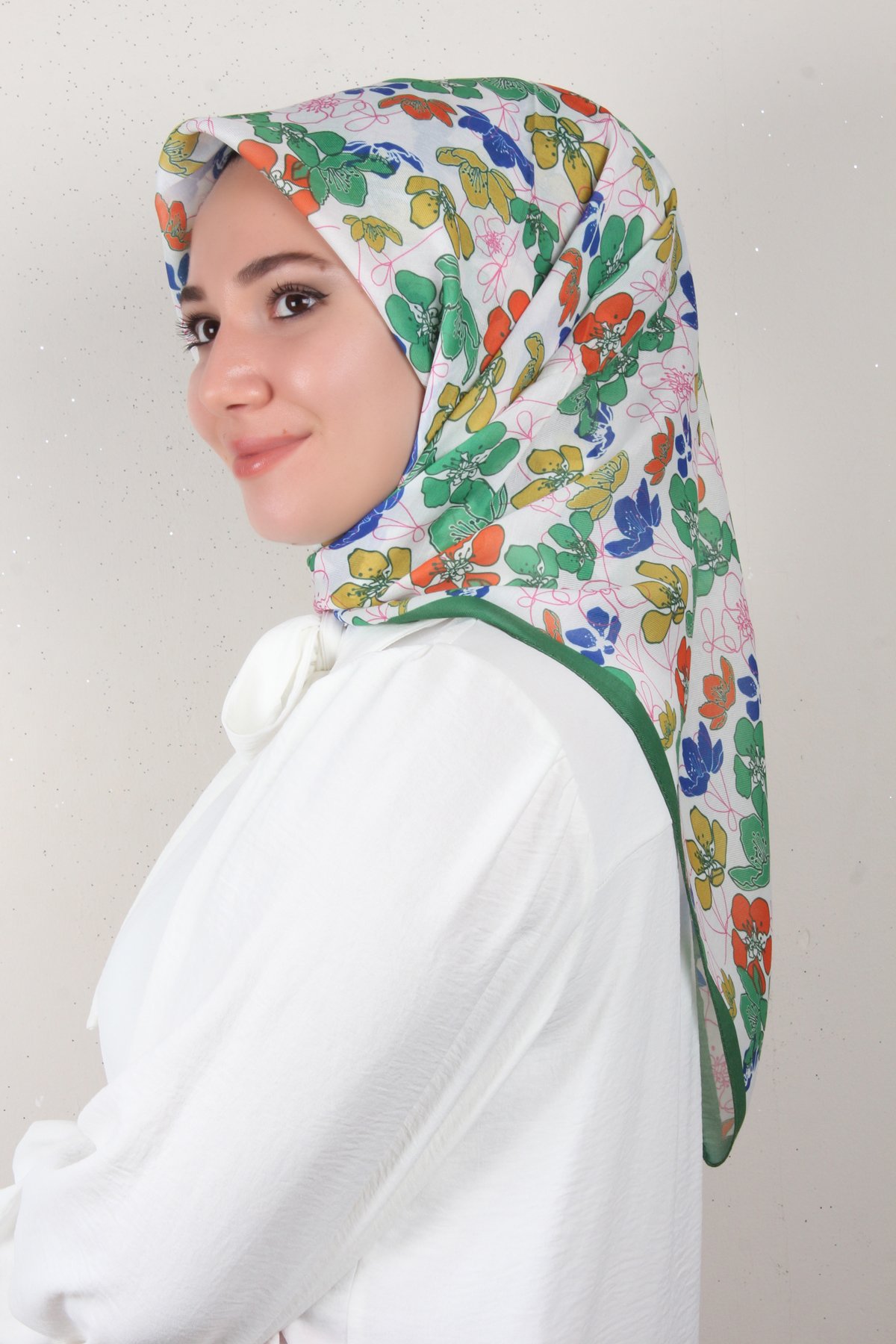 Nirvana Soft Eşarp 8093-8 Yeşil