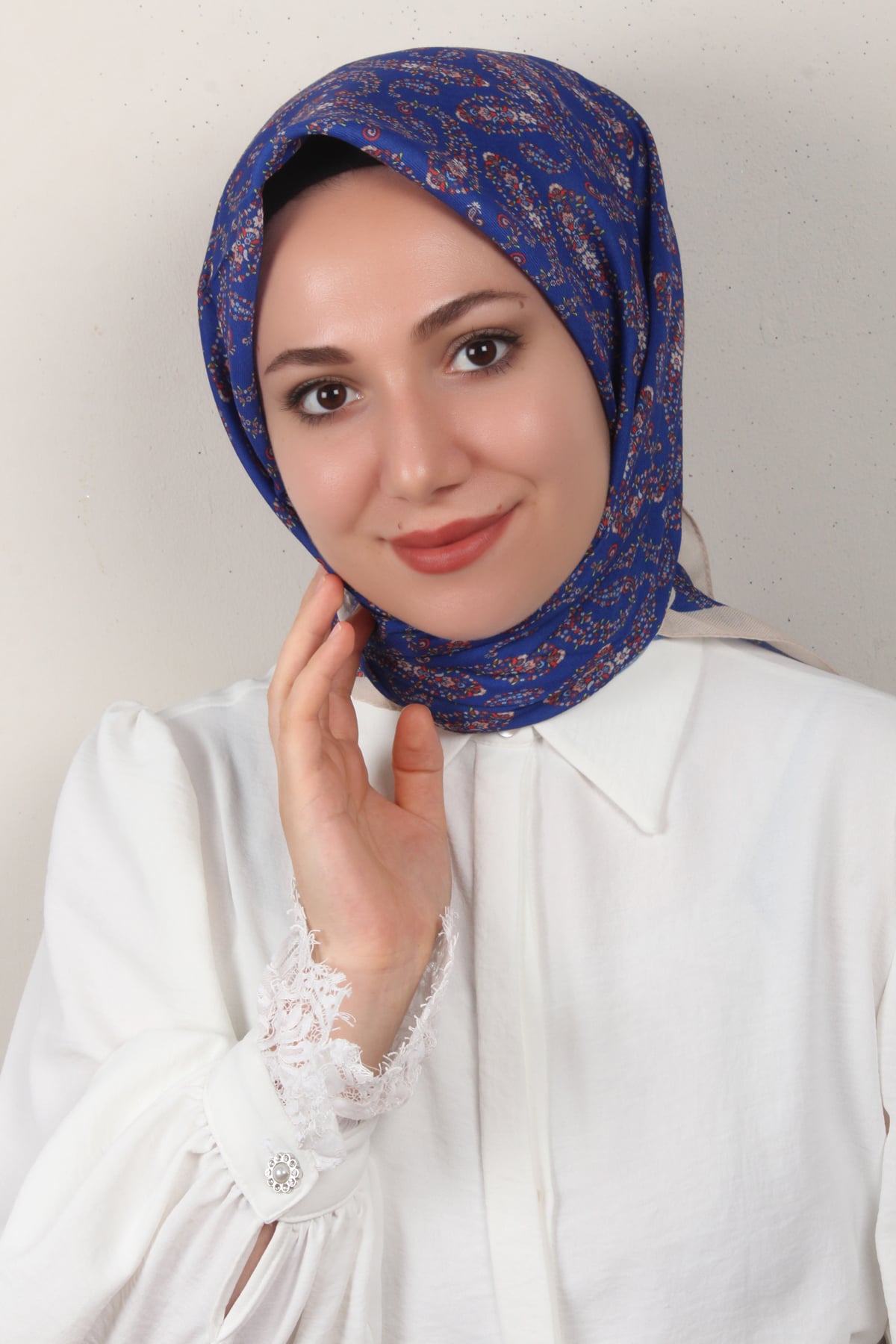 Nirvana Soft Eşarp 8094-11 Mavi