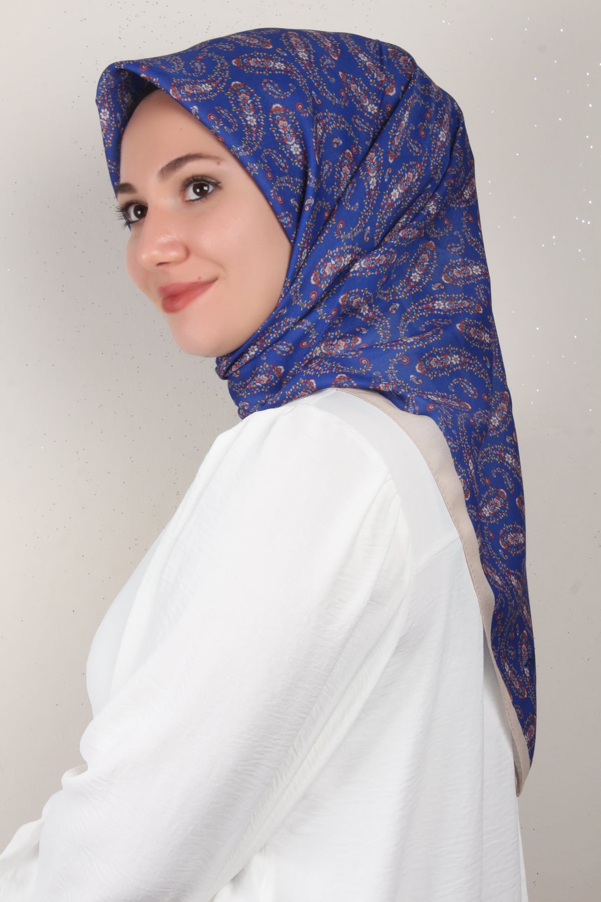 Nirvana Soft Eşarp 8094-11 Mavi