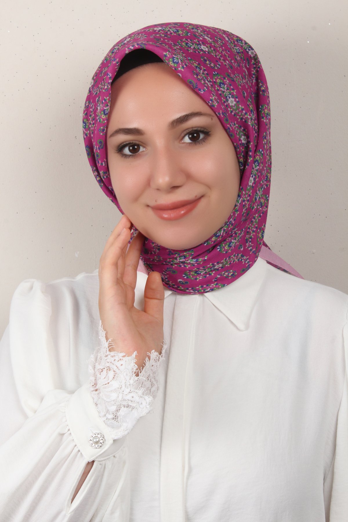 Nirvana Soft Eşarp 8094-3 Pembe