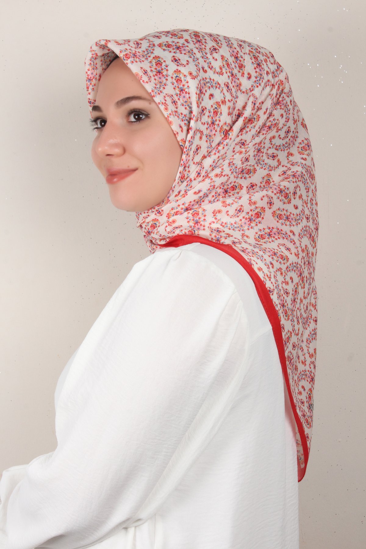 Nirvana Soft Eşarp 8094-4 Kırmızı 