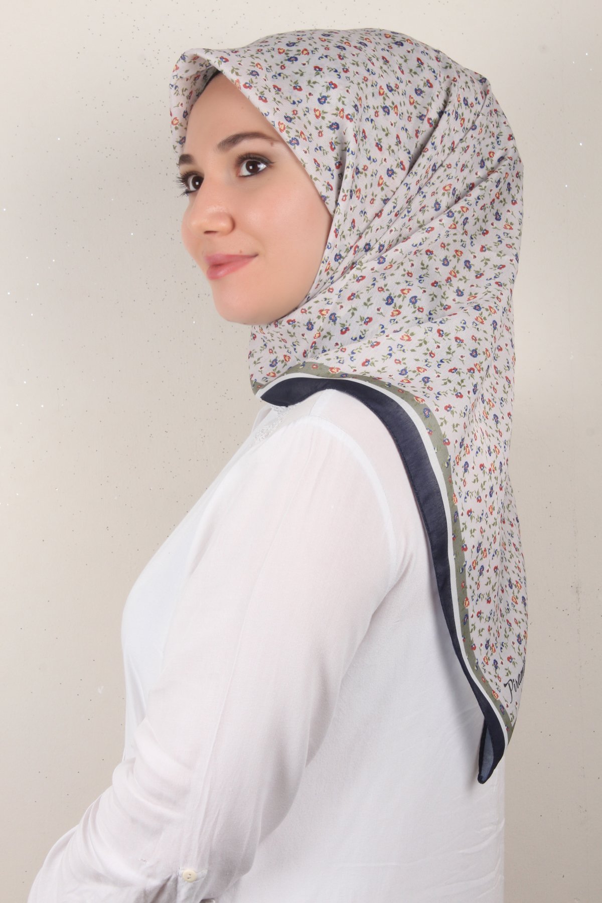 Nirvana Soft Eşarp 8095-10 Lacivert