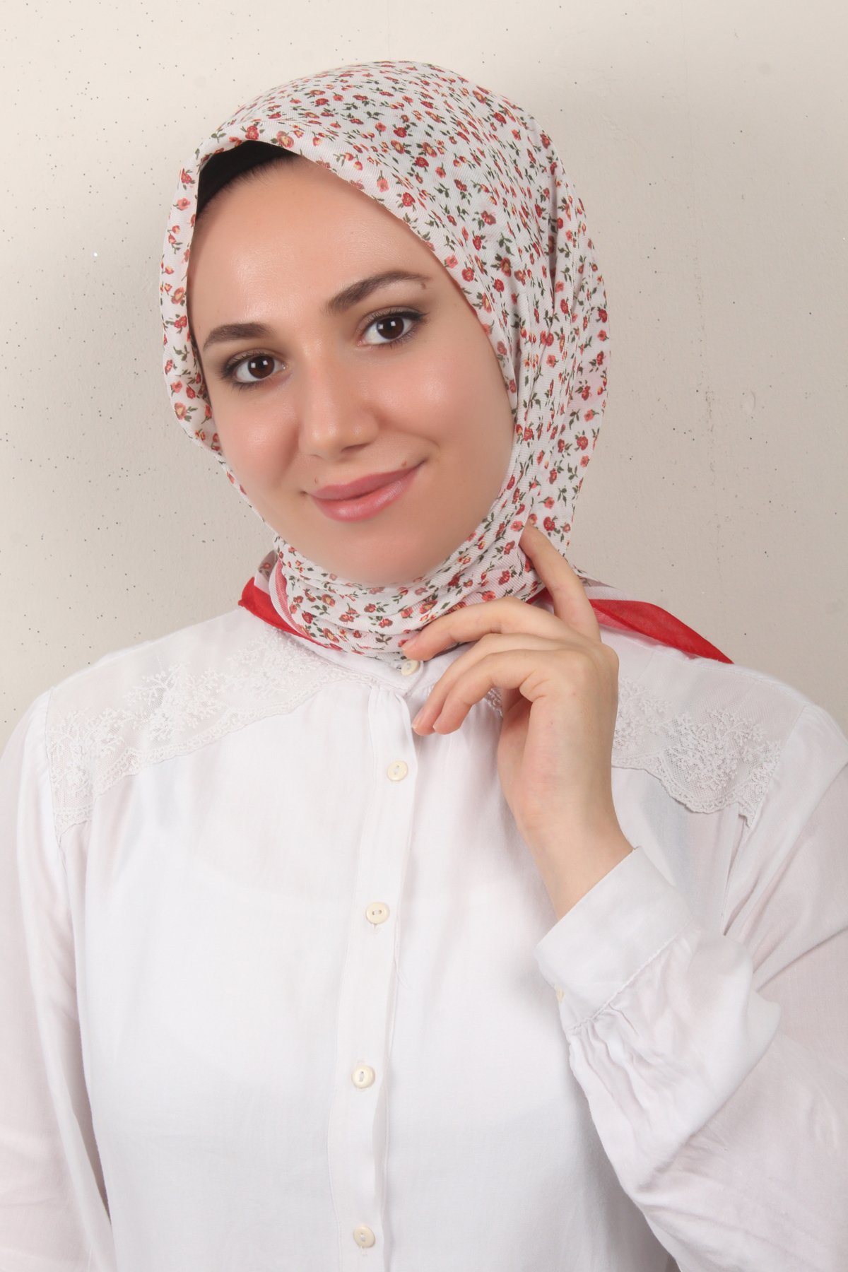 Nirvana Soft Eşarp 8095-13 Kırmızı