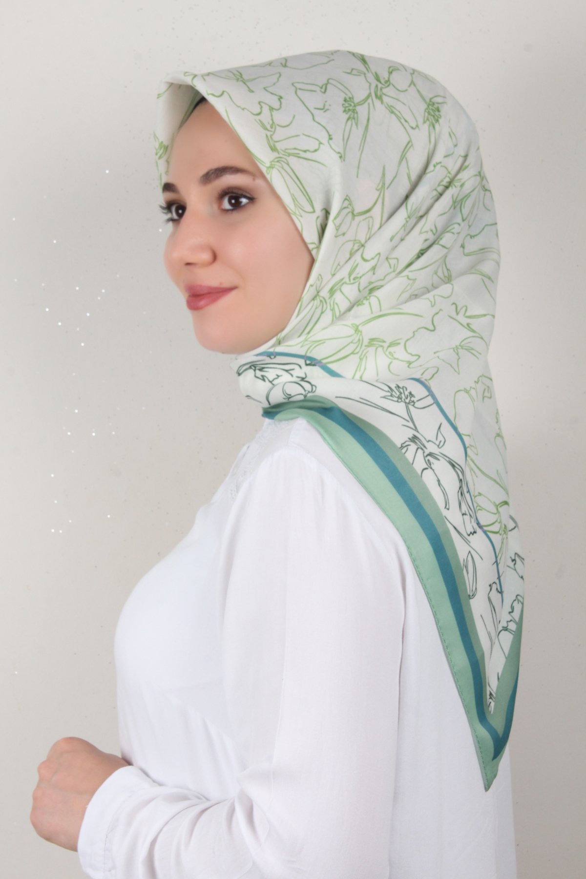 Nirvana Soft Eşarp 8098-10 Su Yeşili