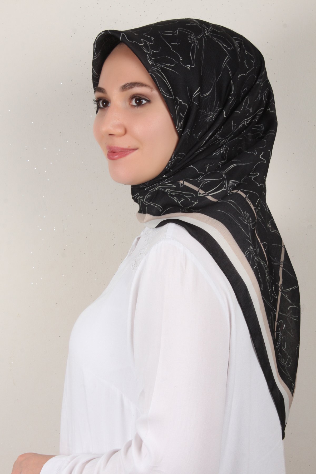 Nirvana Soft Eşarp 8098-13 Siyah