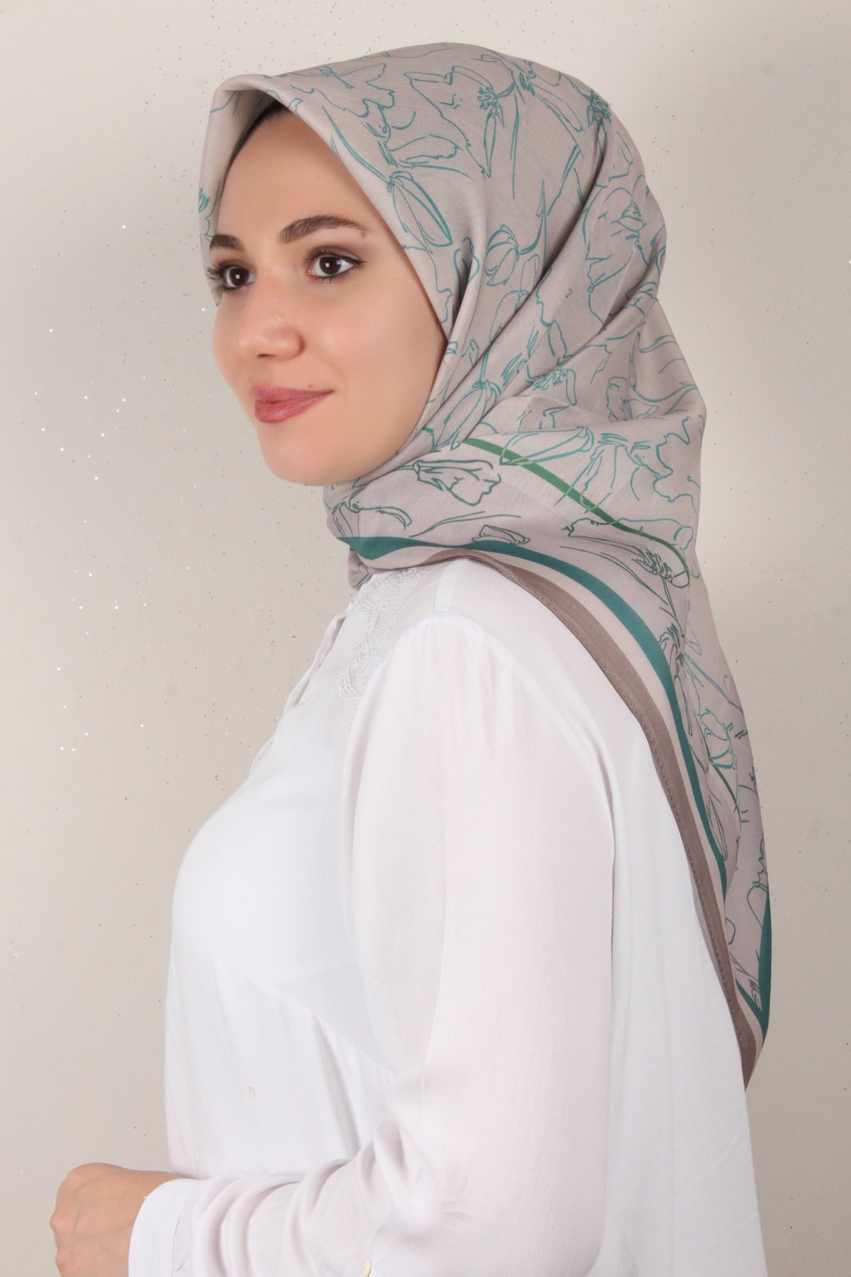 Nirvana Soft Eşarp 8098-16 Koyu Taş