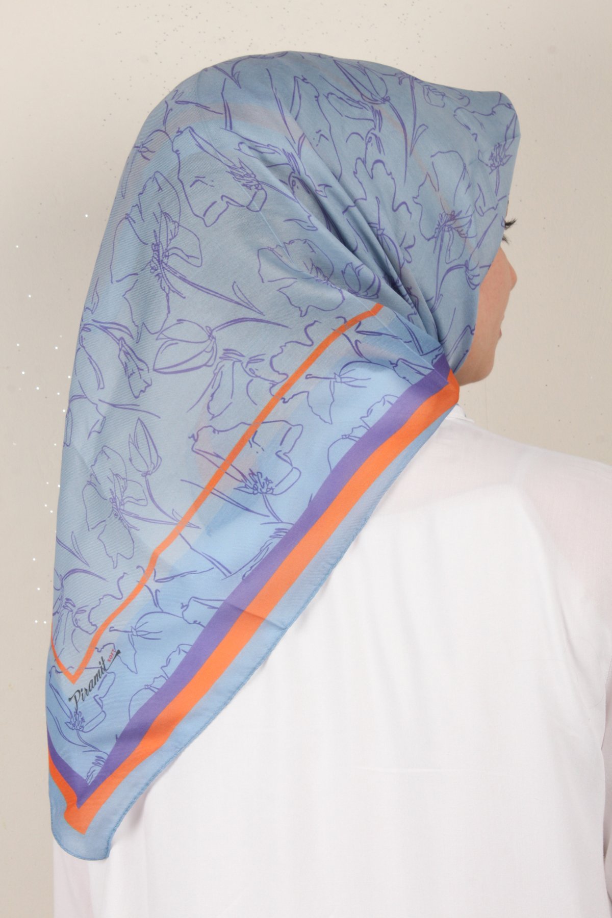 Nirvana Soft Eşarp 8098-2 Açık Mavi