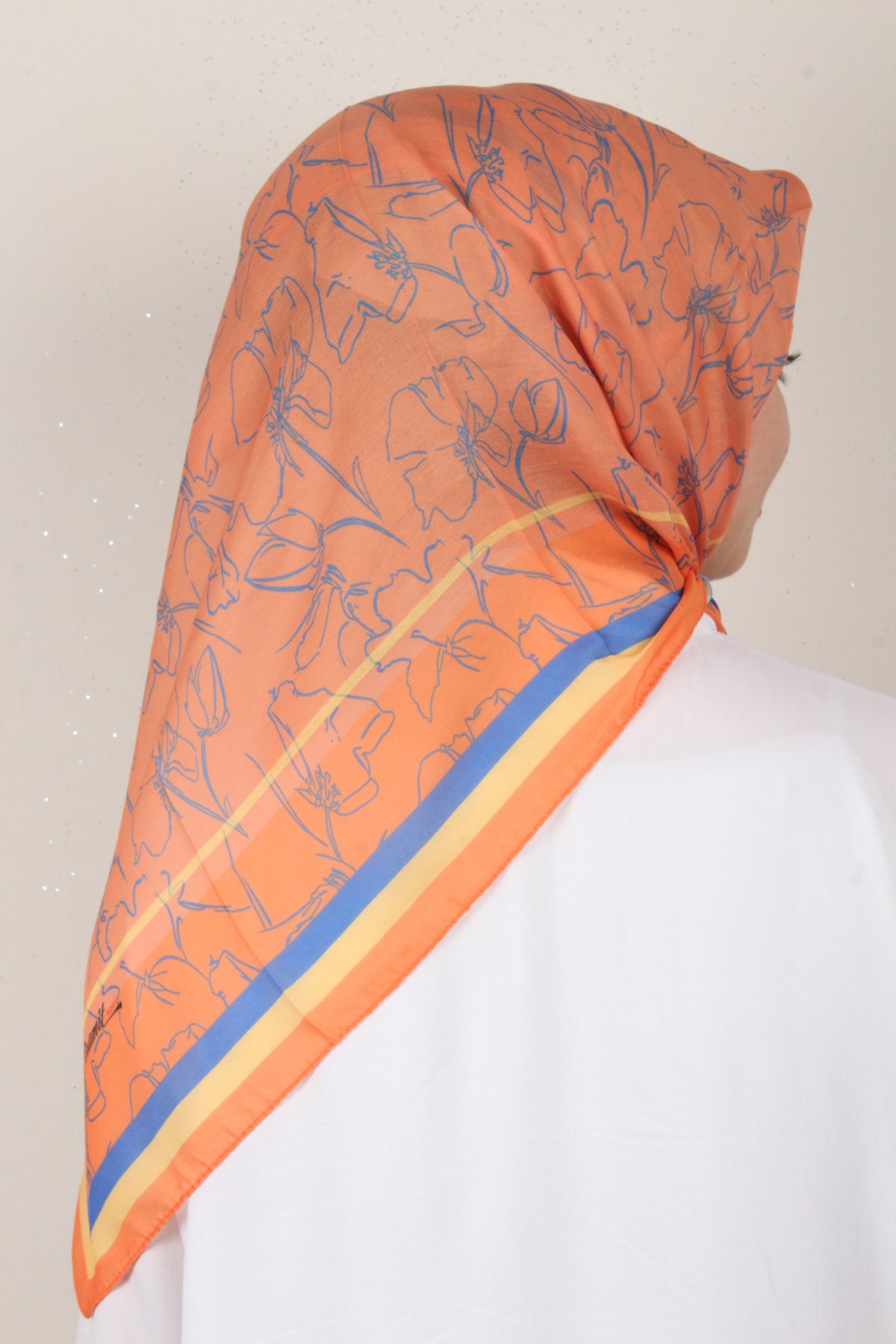 Nirvana Soft Eşarp 8098-3 Turuncu