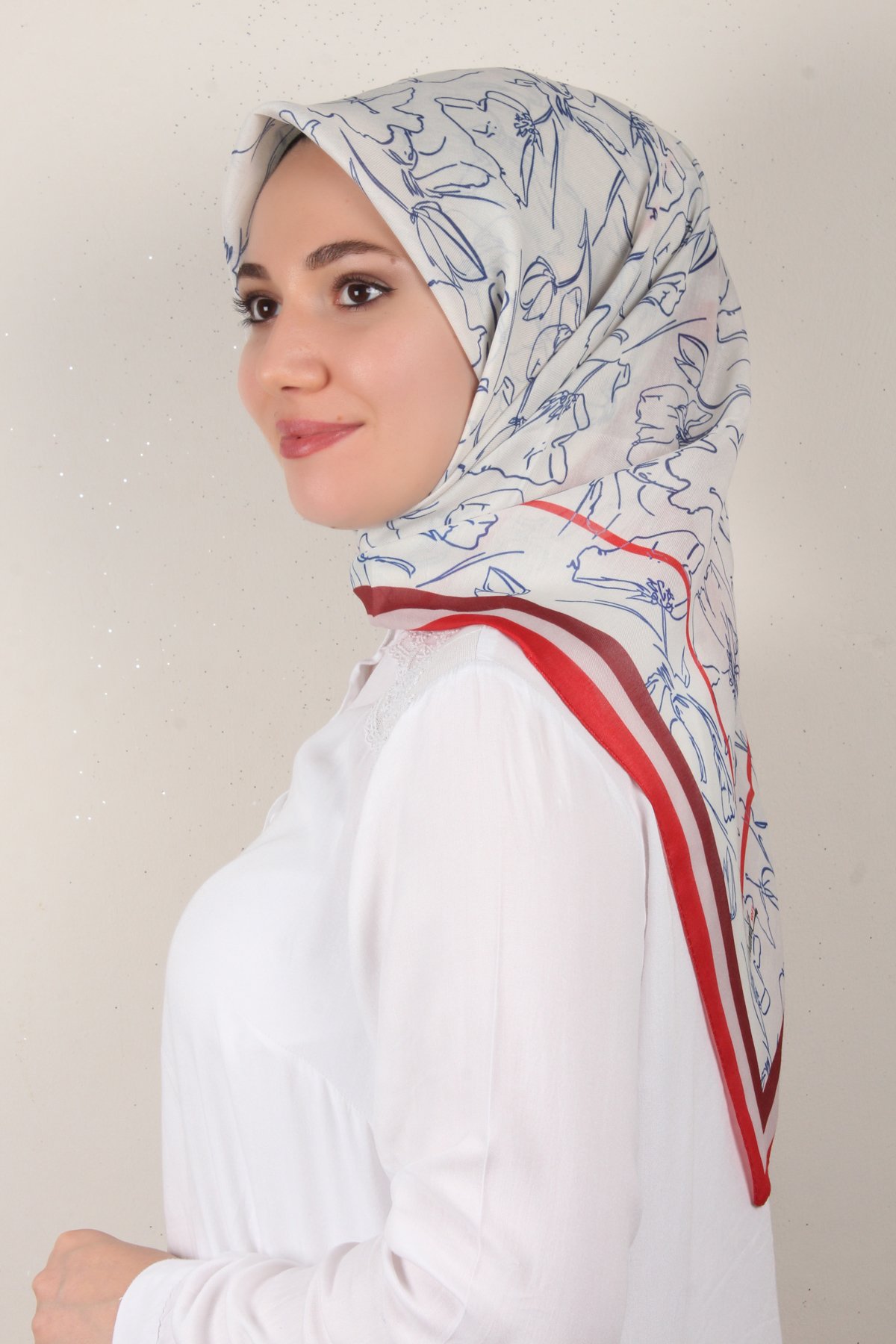 Nirvana Soft Eşarp 8098-6 Kırmızı