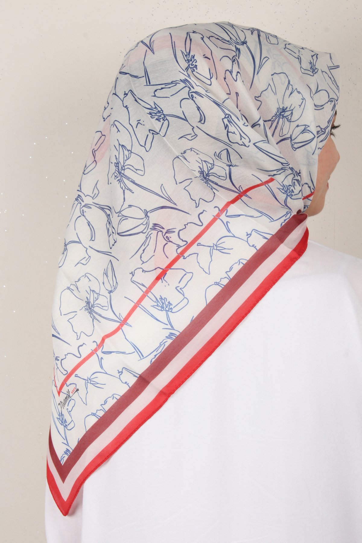 Nirvana Soft Eşarp 8098-6 Kırmızı