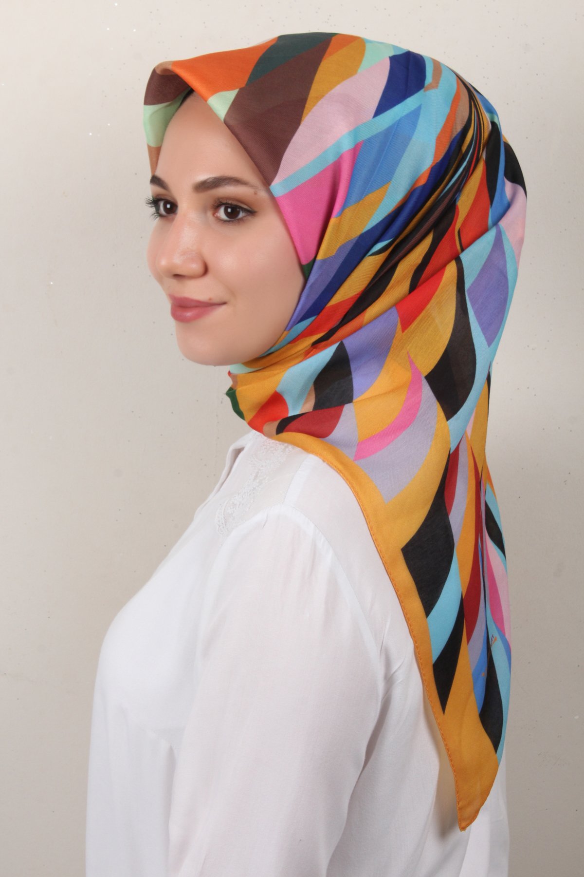 Nirvana Soft Eşarp 8099-14 Sarı