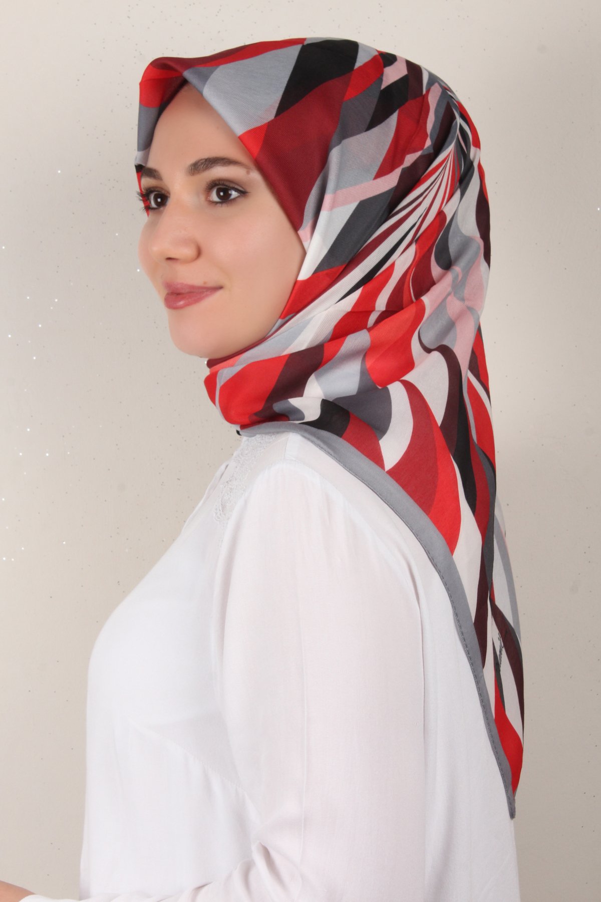 Nirvana Soft Eşarp 8099-2 Kırmızı