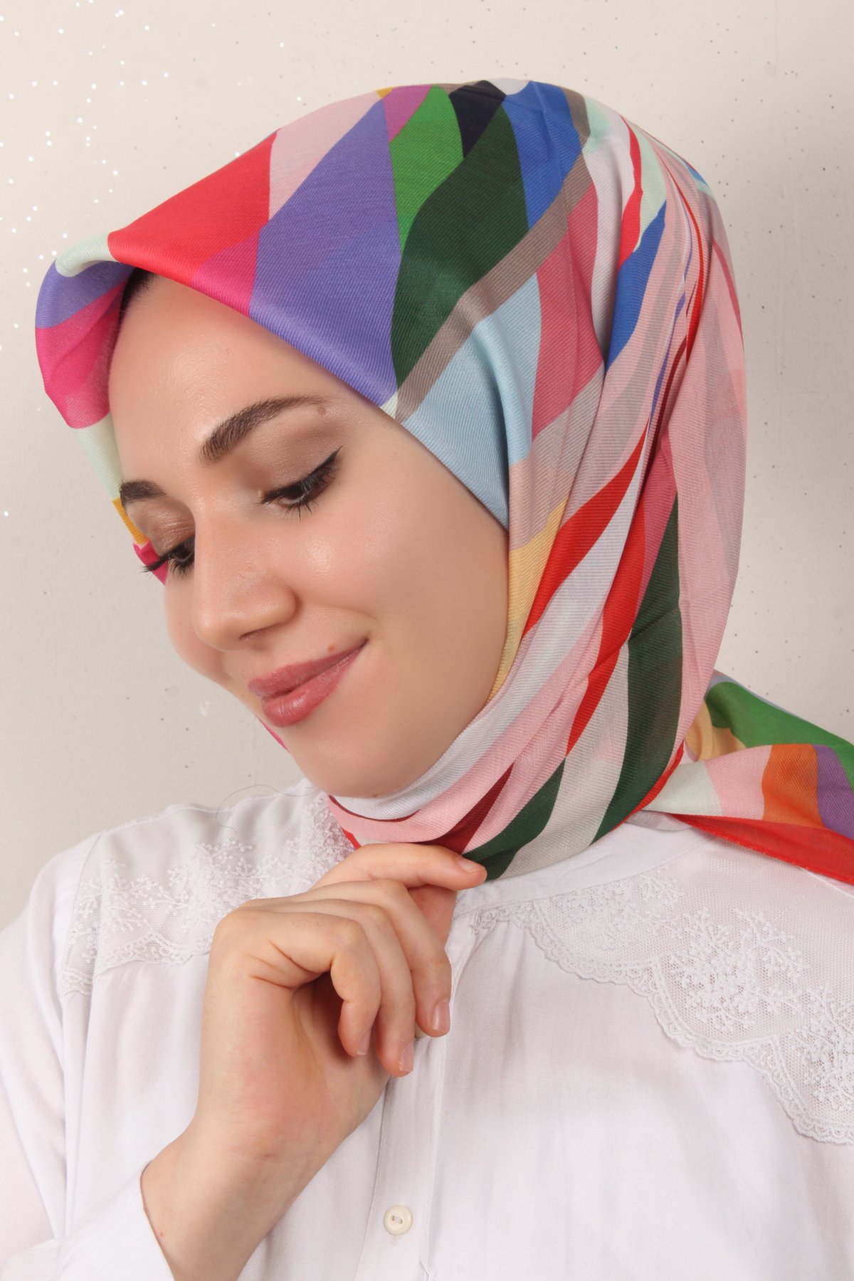 Nirvana Soft Eşarp 8099-4 Kırmızı