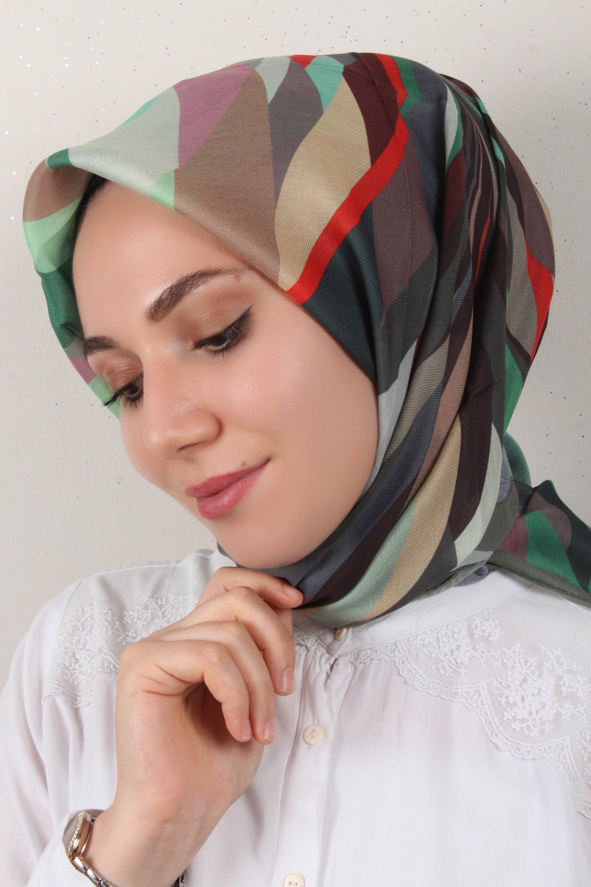 Nirvana Soft Eşarp 8099-6 Haki