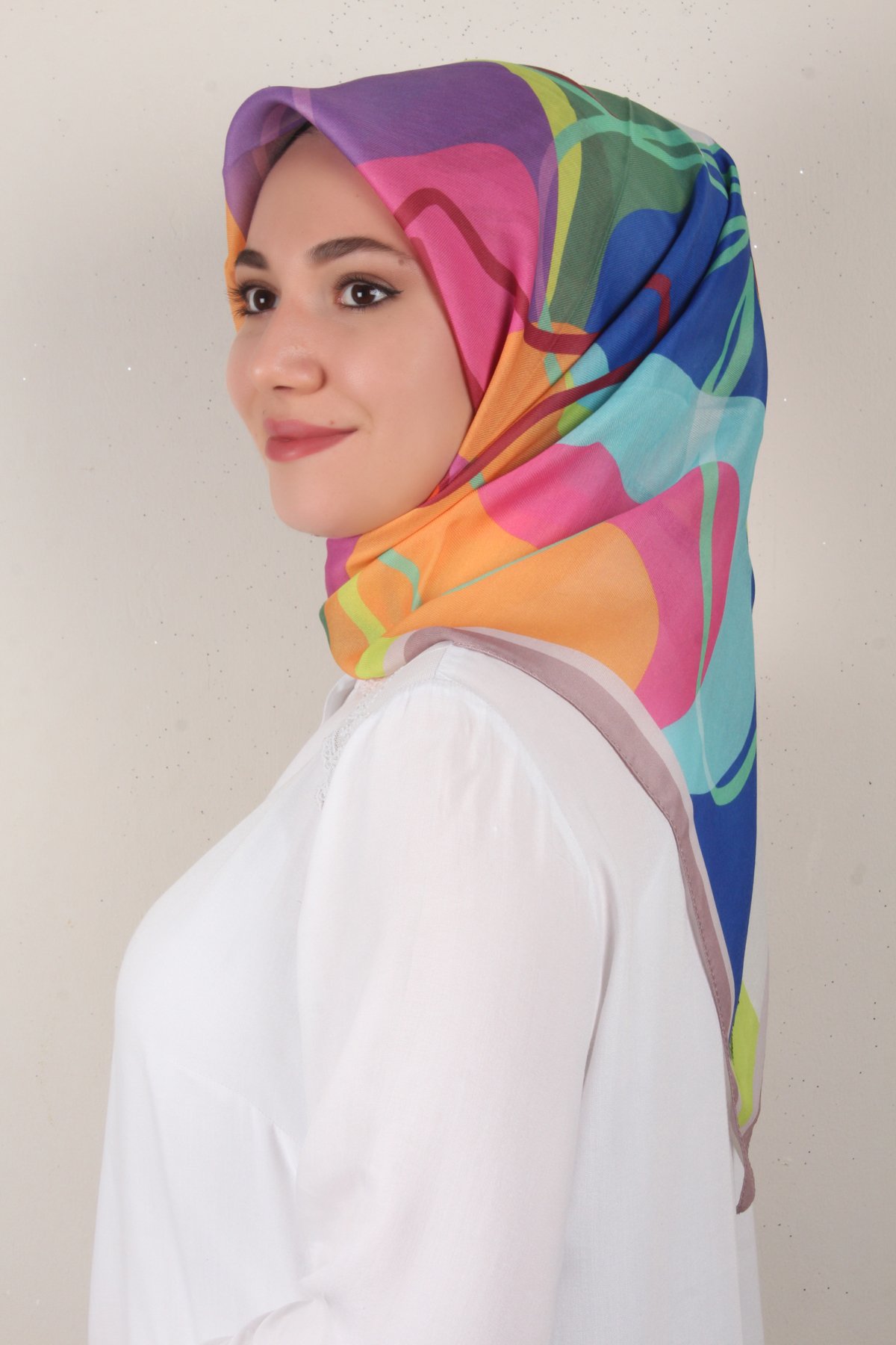 Nirvana Soft Eşarp 8100-1 Koyu Taş