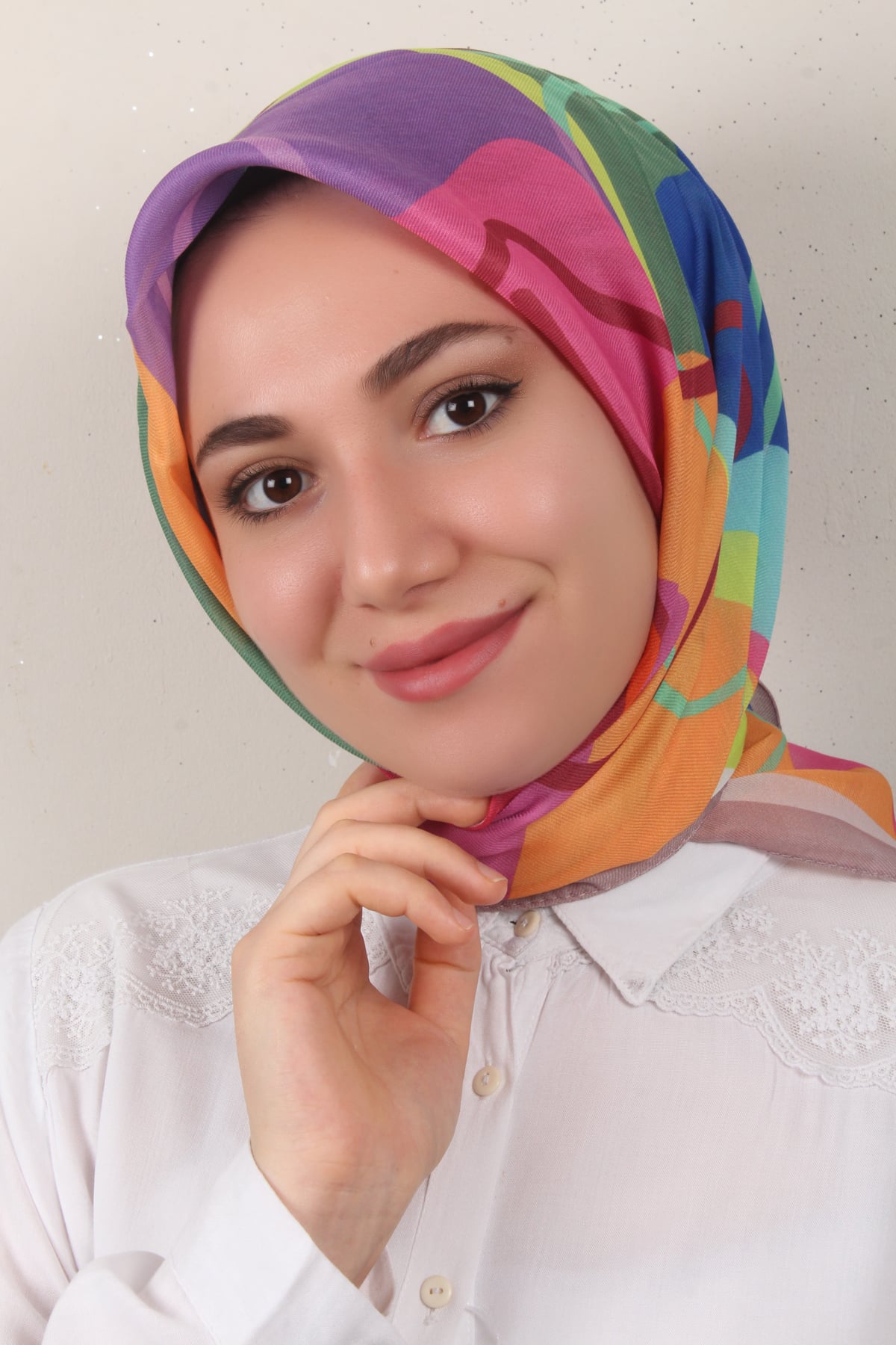 Nirvana Soft Eşarp 8100-1 Koyu Taş