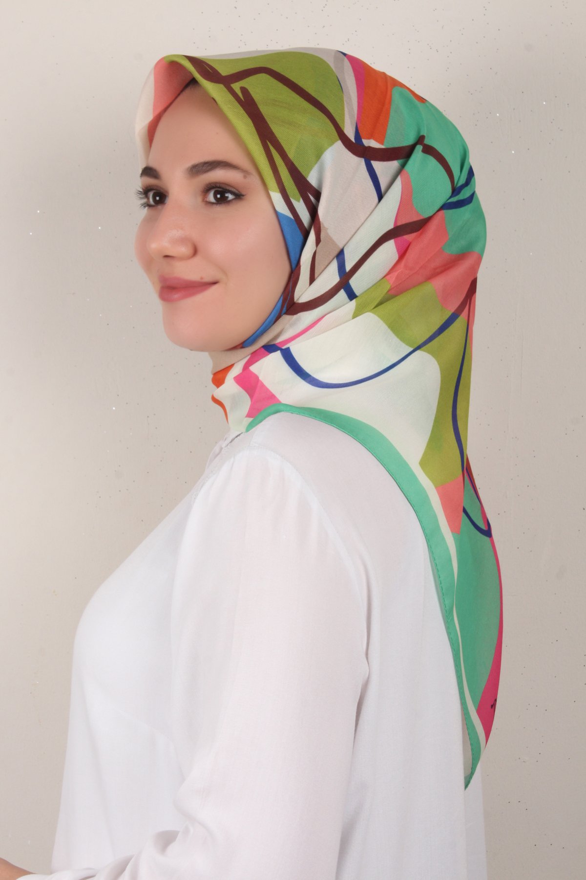 Nirvana Soft Eşarp 8100-13 Açık Yeşil