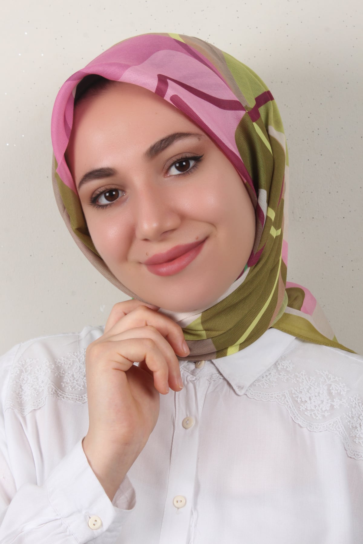 Nirvana Soft Eşarp 8100-3 Yağ Yeşili