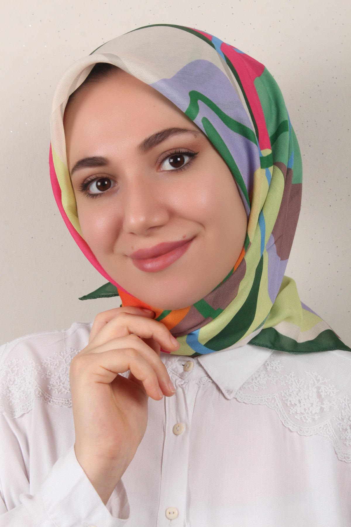 Nirvana Soft Eşarp 8100-4  Zümrüt