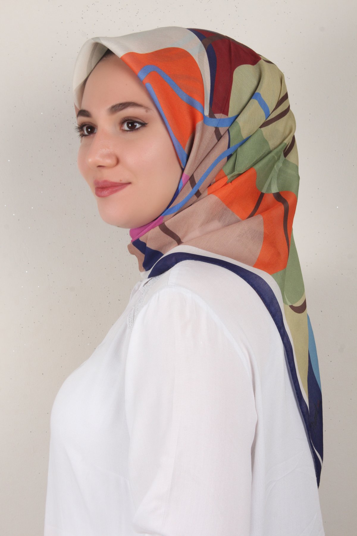 Nirvana Soft Eşarp 8100-6 Lacivert