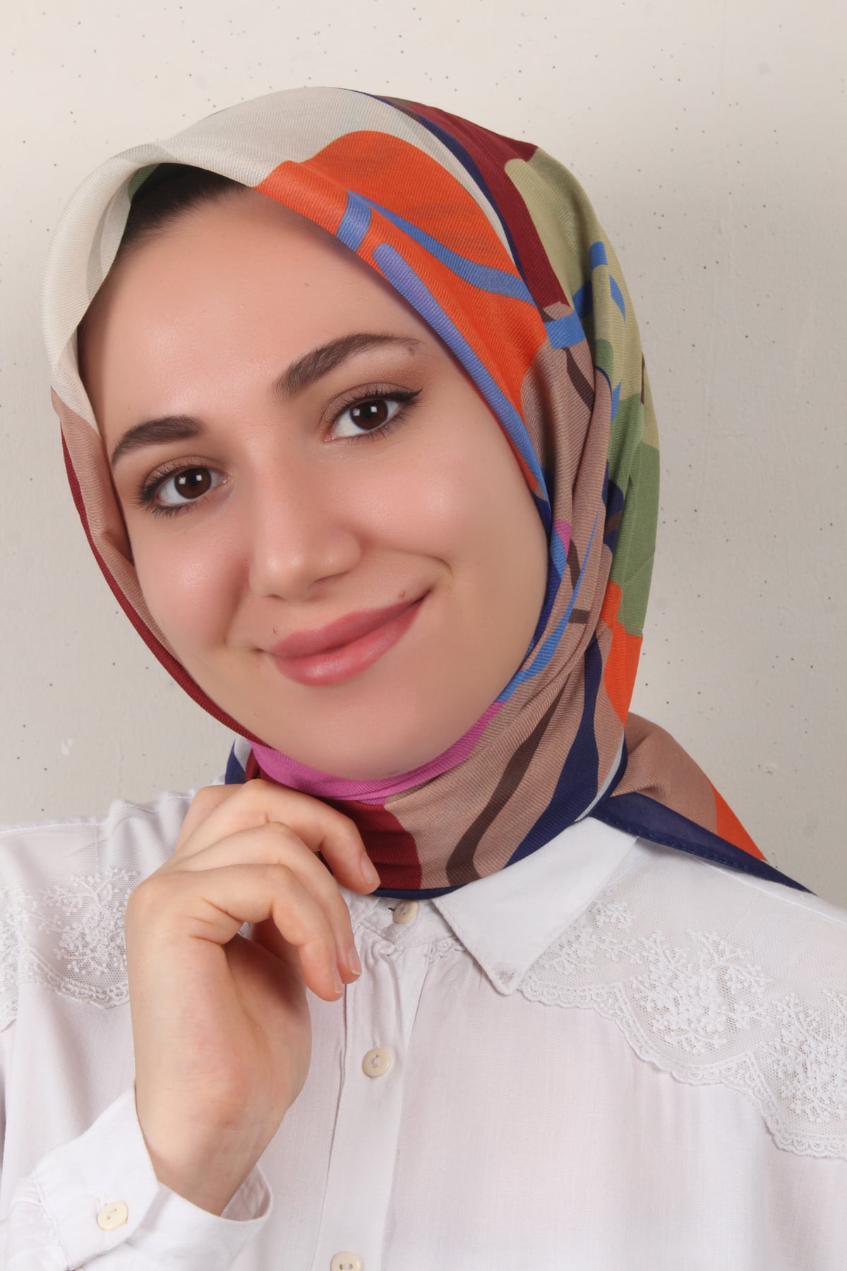 Nirvana Soft Eşarp 8100-6 Lacivert