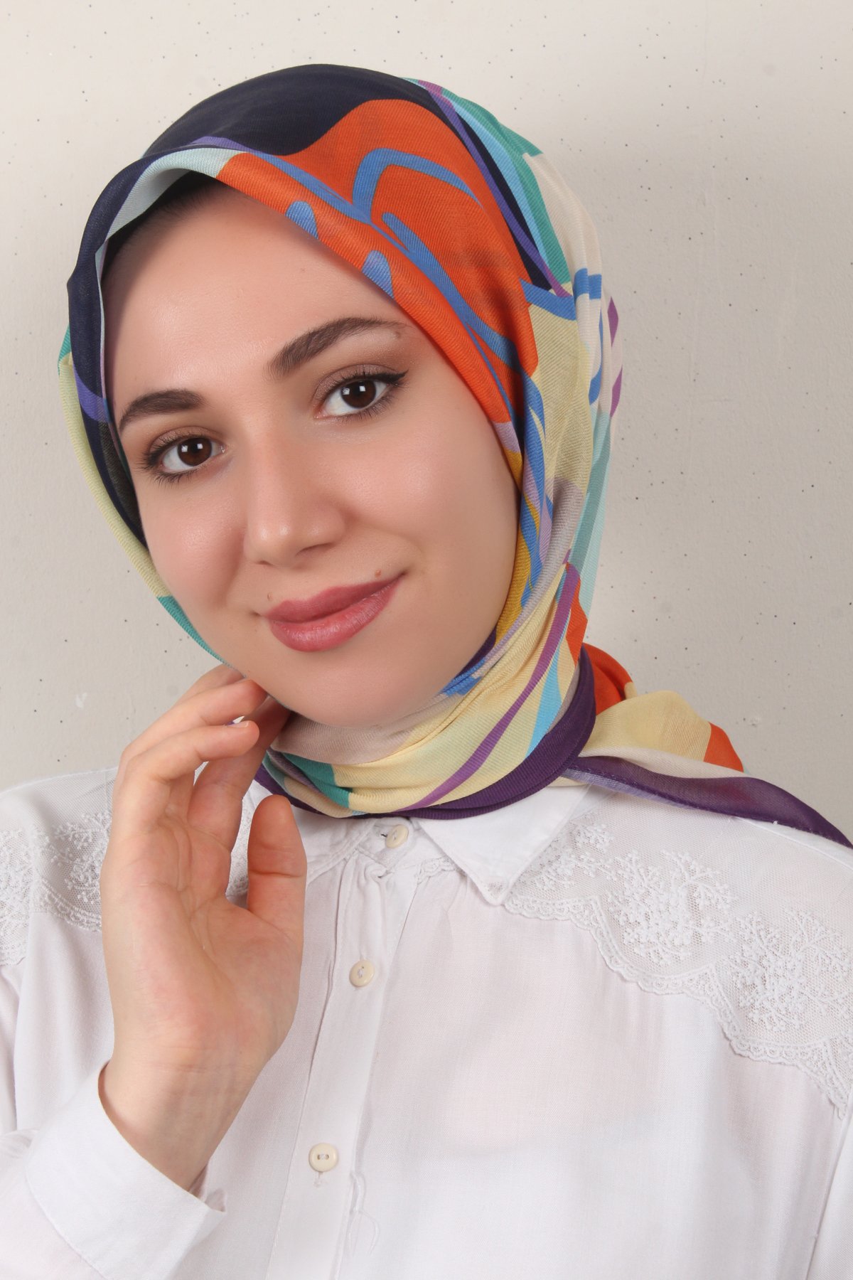 Nirvana Soft Eşarp 8100-8 Mor 