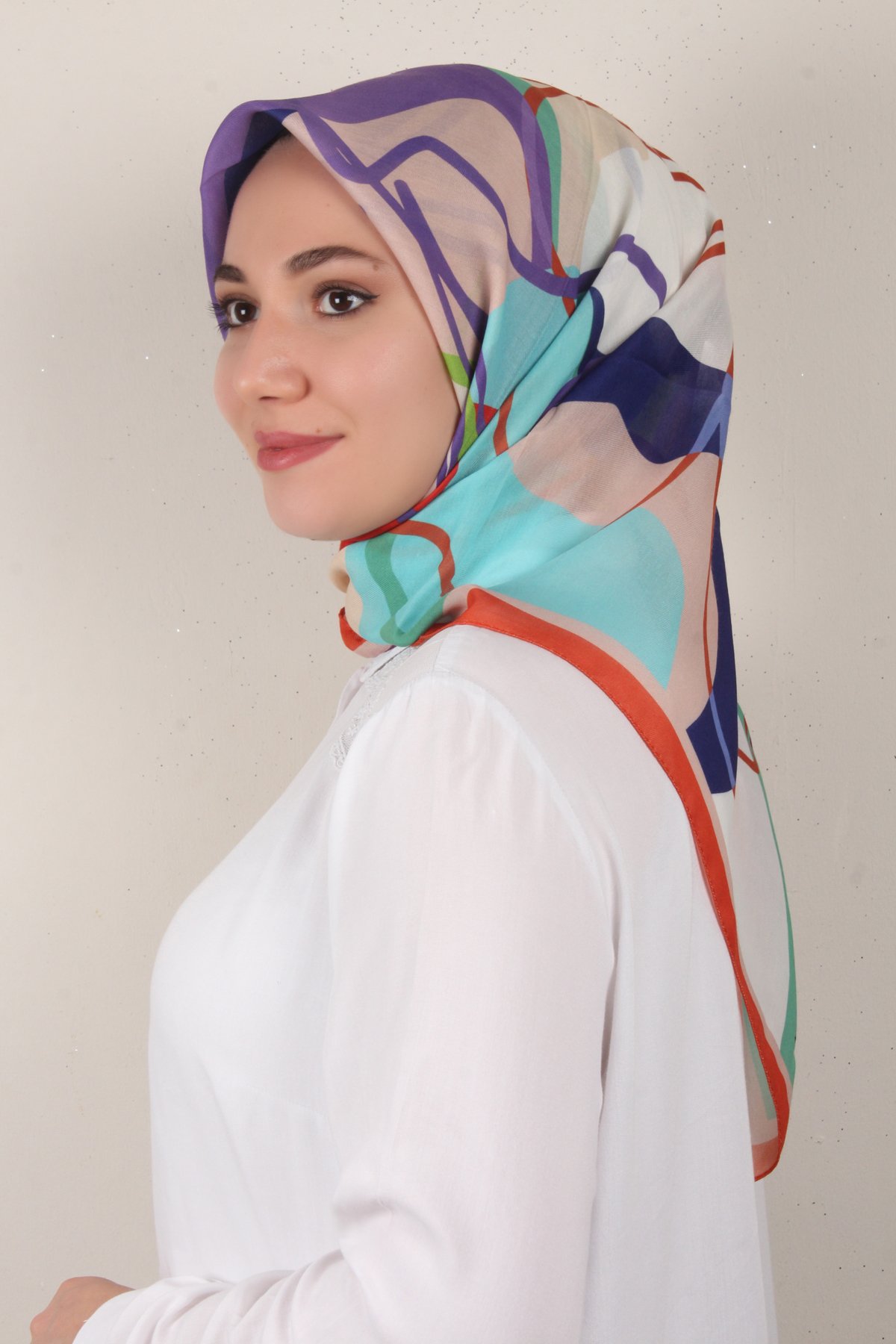 Nirvana Soft Eşarp 8100-9 Kiremit