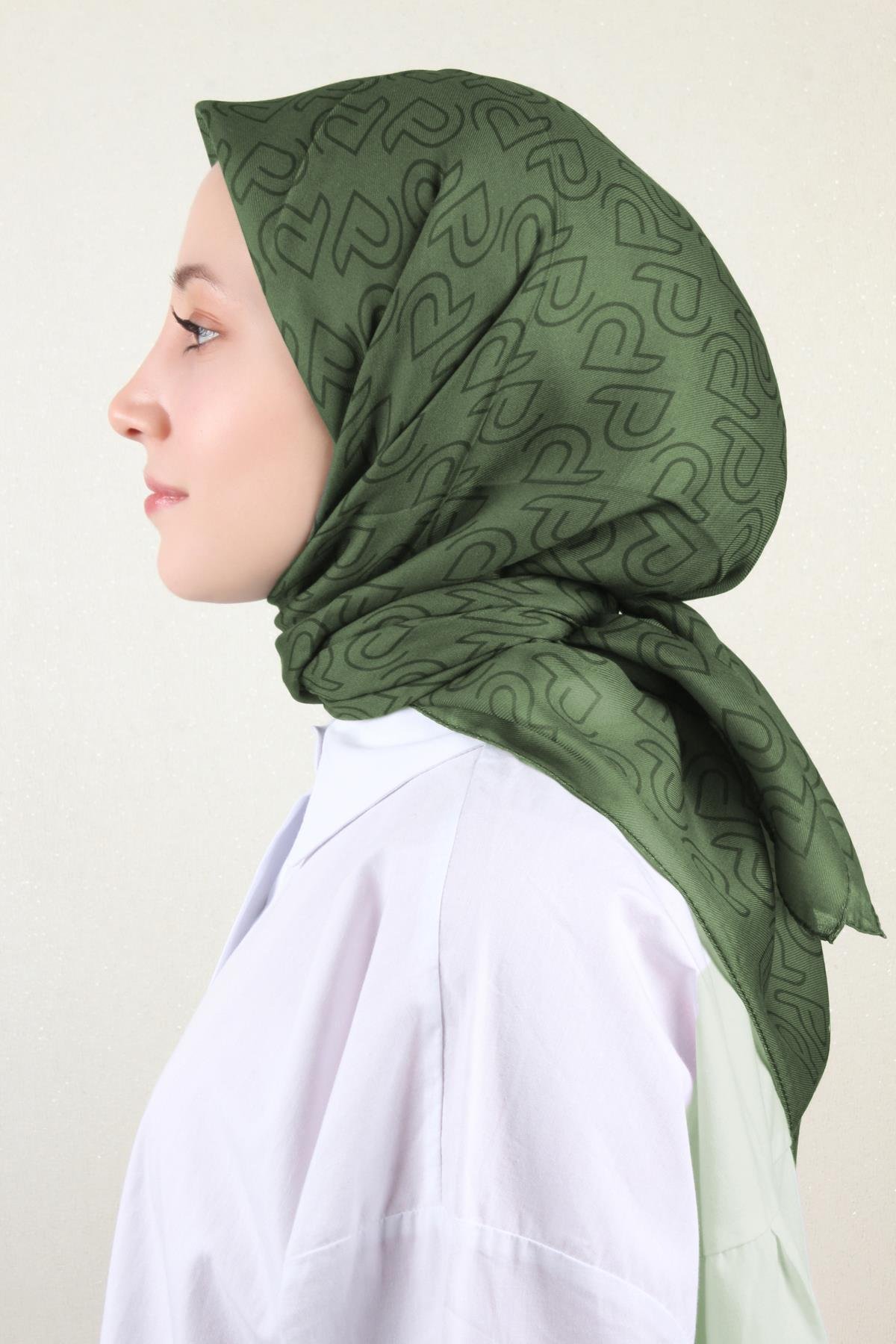 Nirvana Soft Eşarp 8101-10 Haki