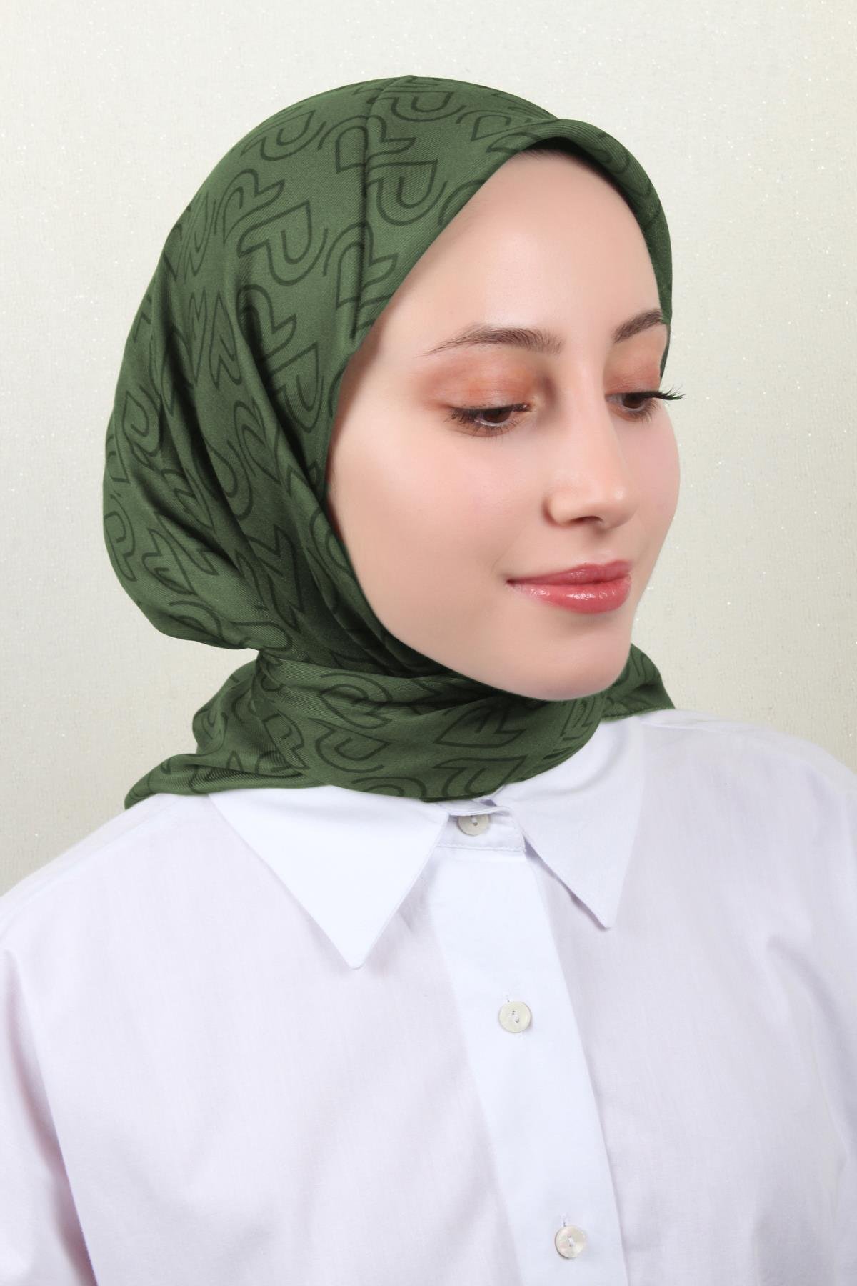 Nirvana Soft Eşarp 8101-10 Haki