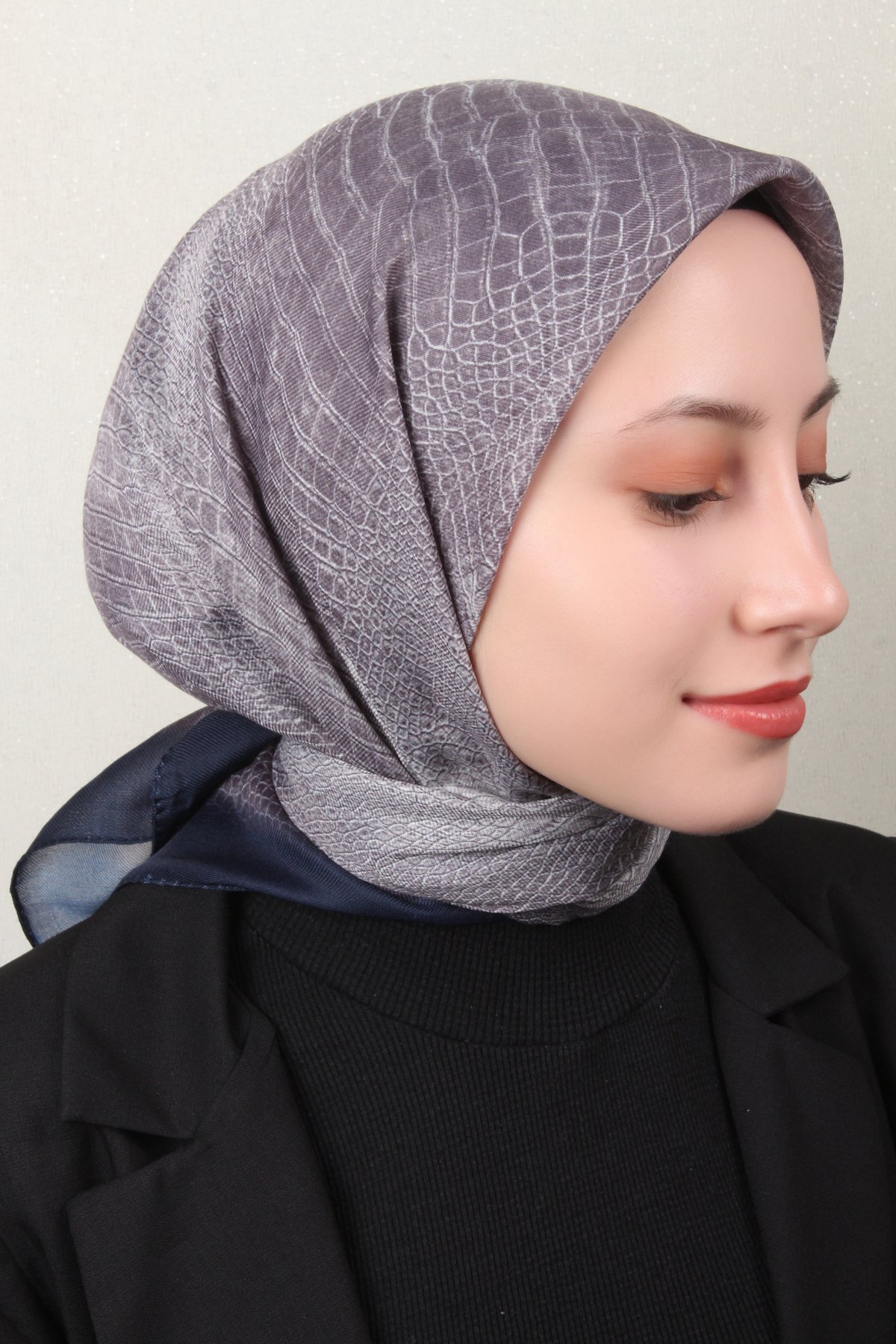 Nirvana Soft Eşarp 8103-13 Lacivert