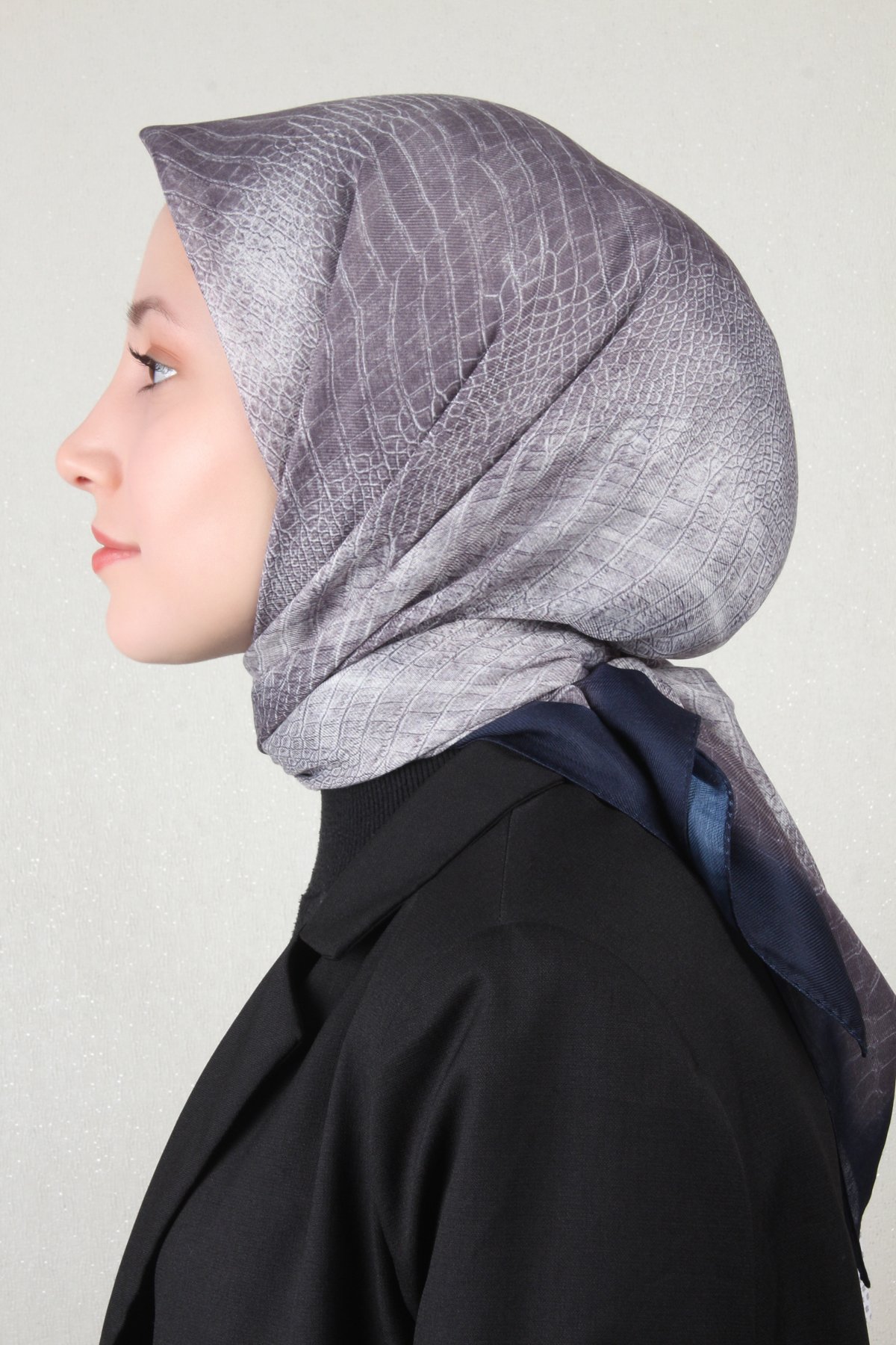 Nirvana Soft Eşarp 8103-13 Lacivert