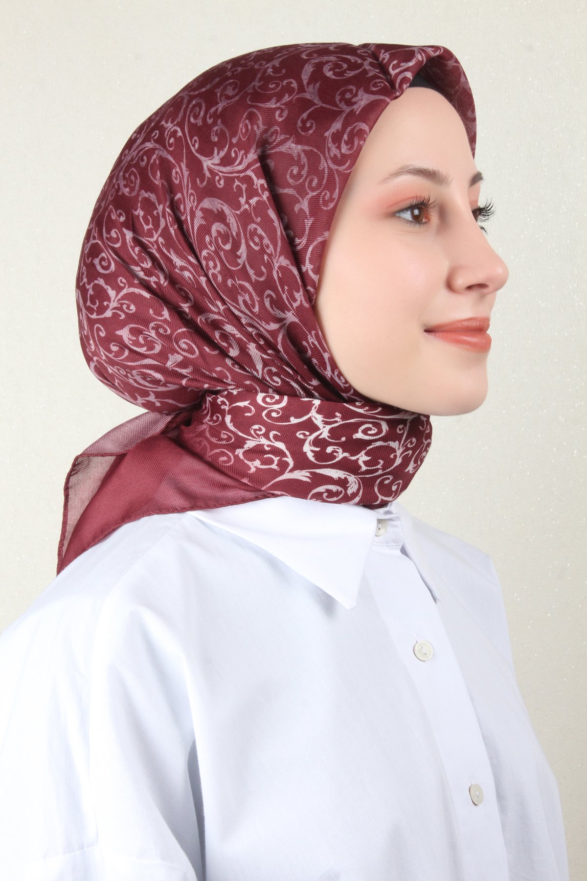 Nirvana Soft Eşarp 8104-1 Bordo