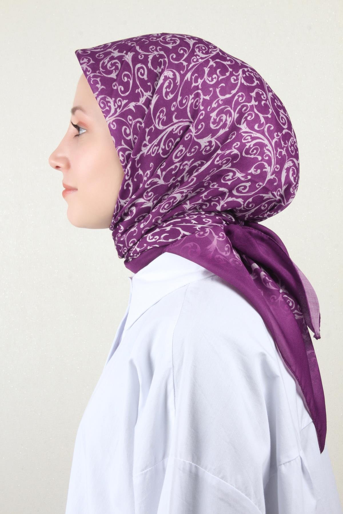 Nirvana Soft Eşarp 8104-13 Mürdüm