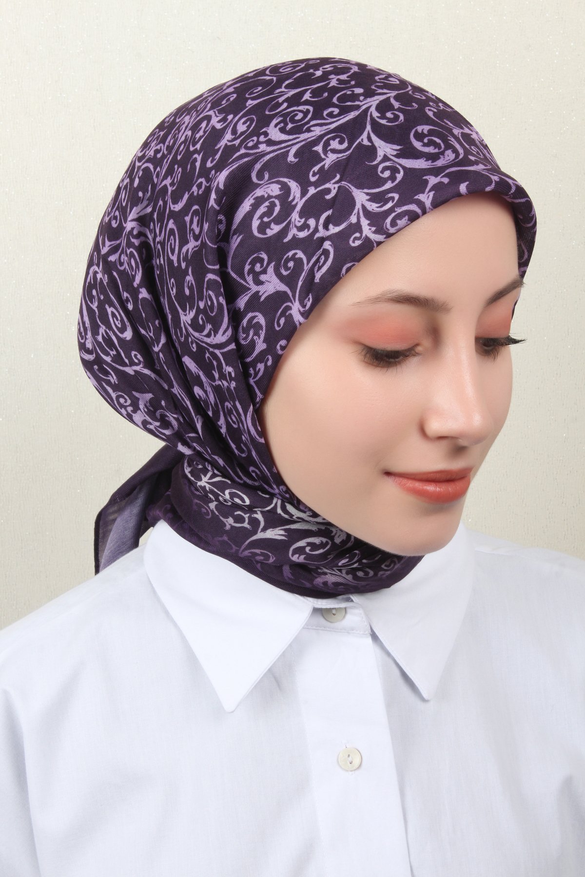 Nirvana Soft Eşarp 8104-5 Mor