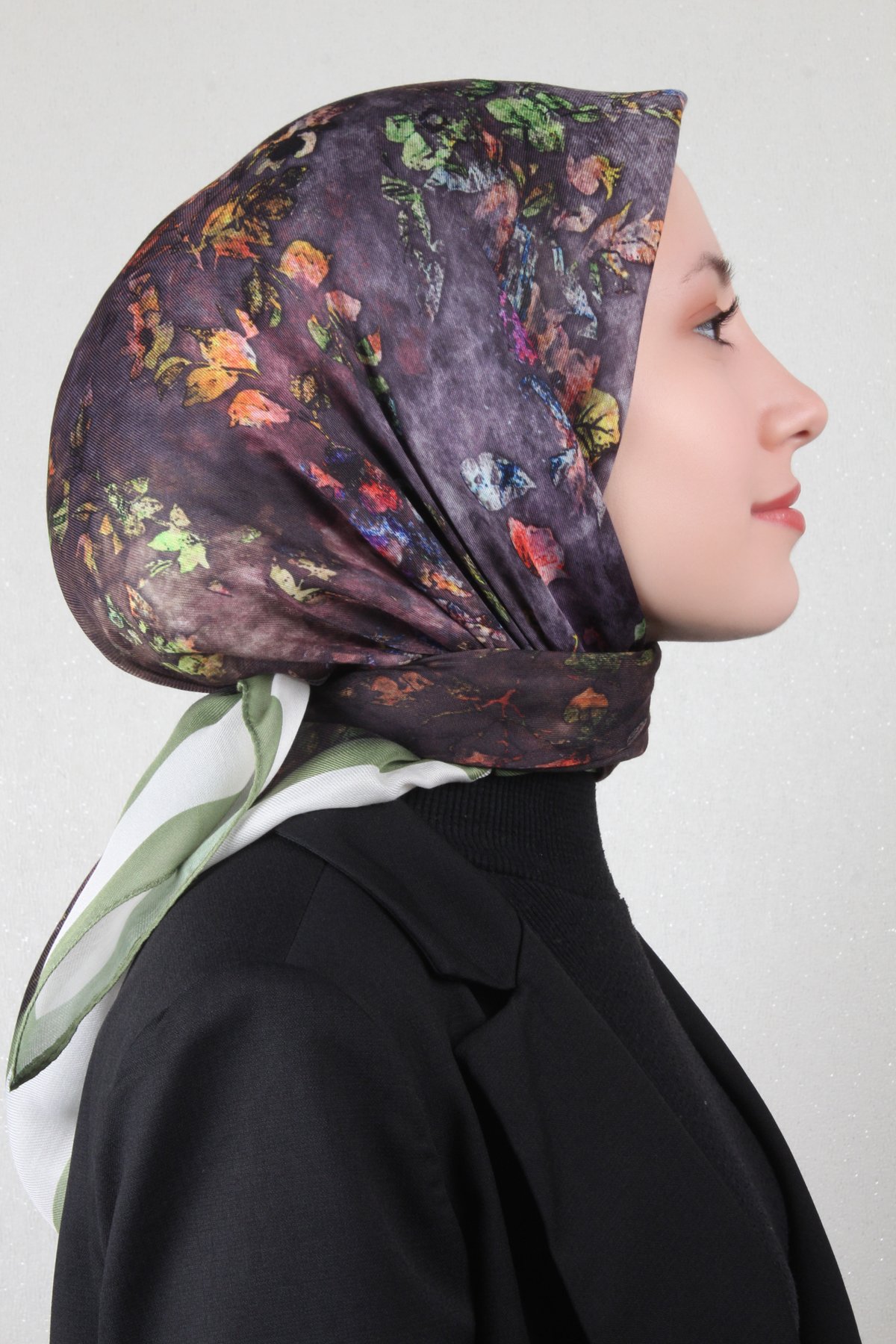 Nirvana Soft Eşarp 8105-10 Oliv