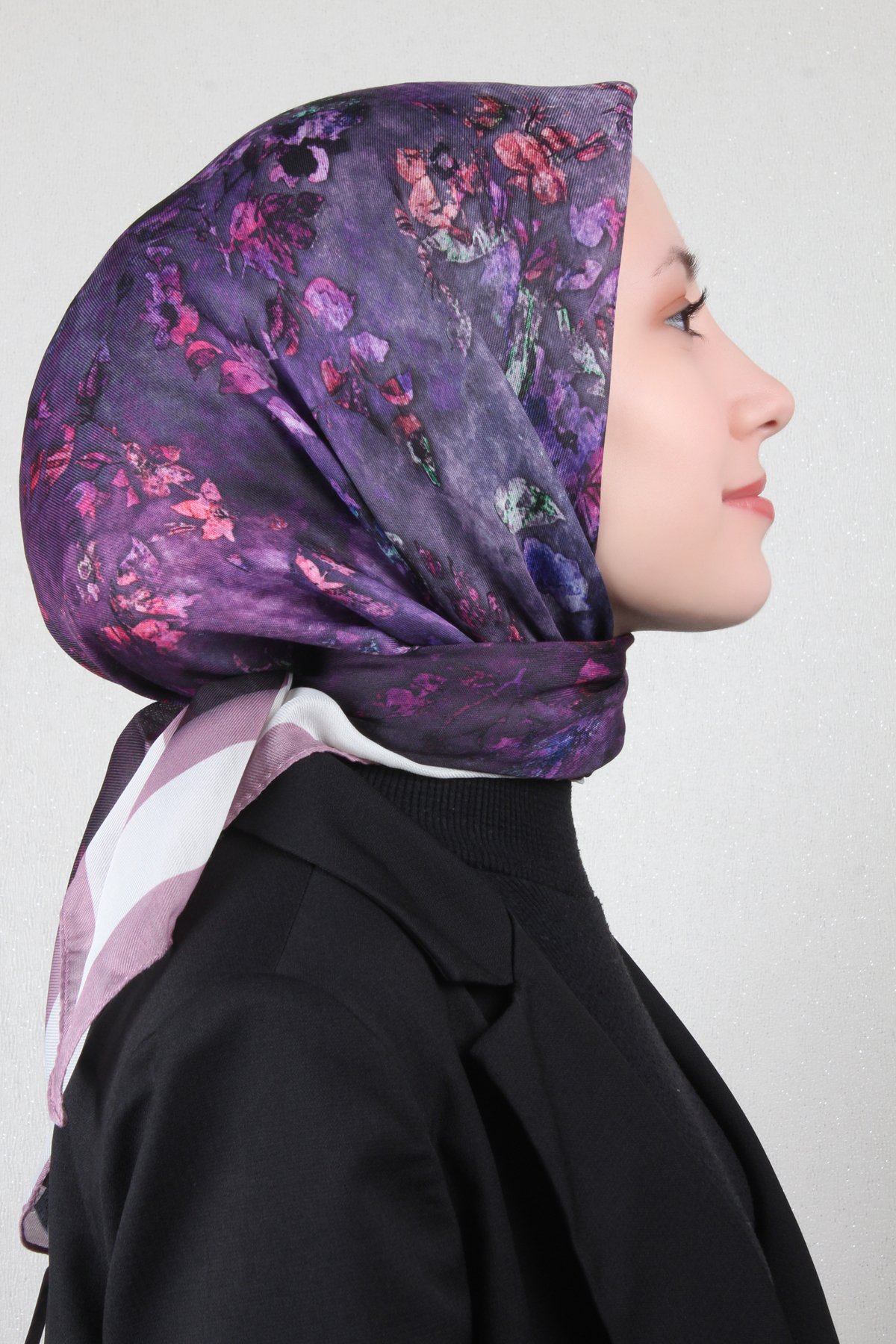 Nirvana Soft Eşarp 8105-9 Sümbül