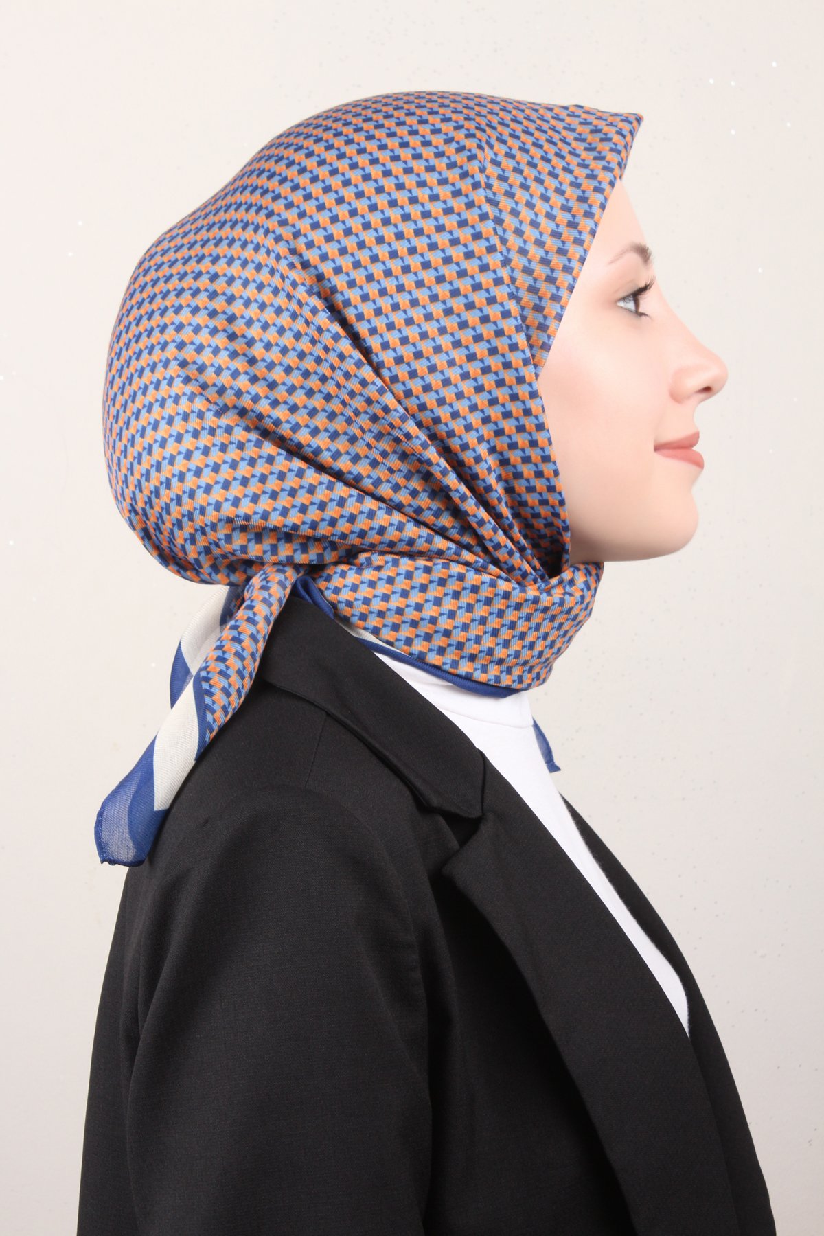 Nirvana Soft Eşarp 8107-3 Mavi