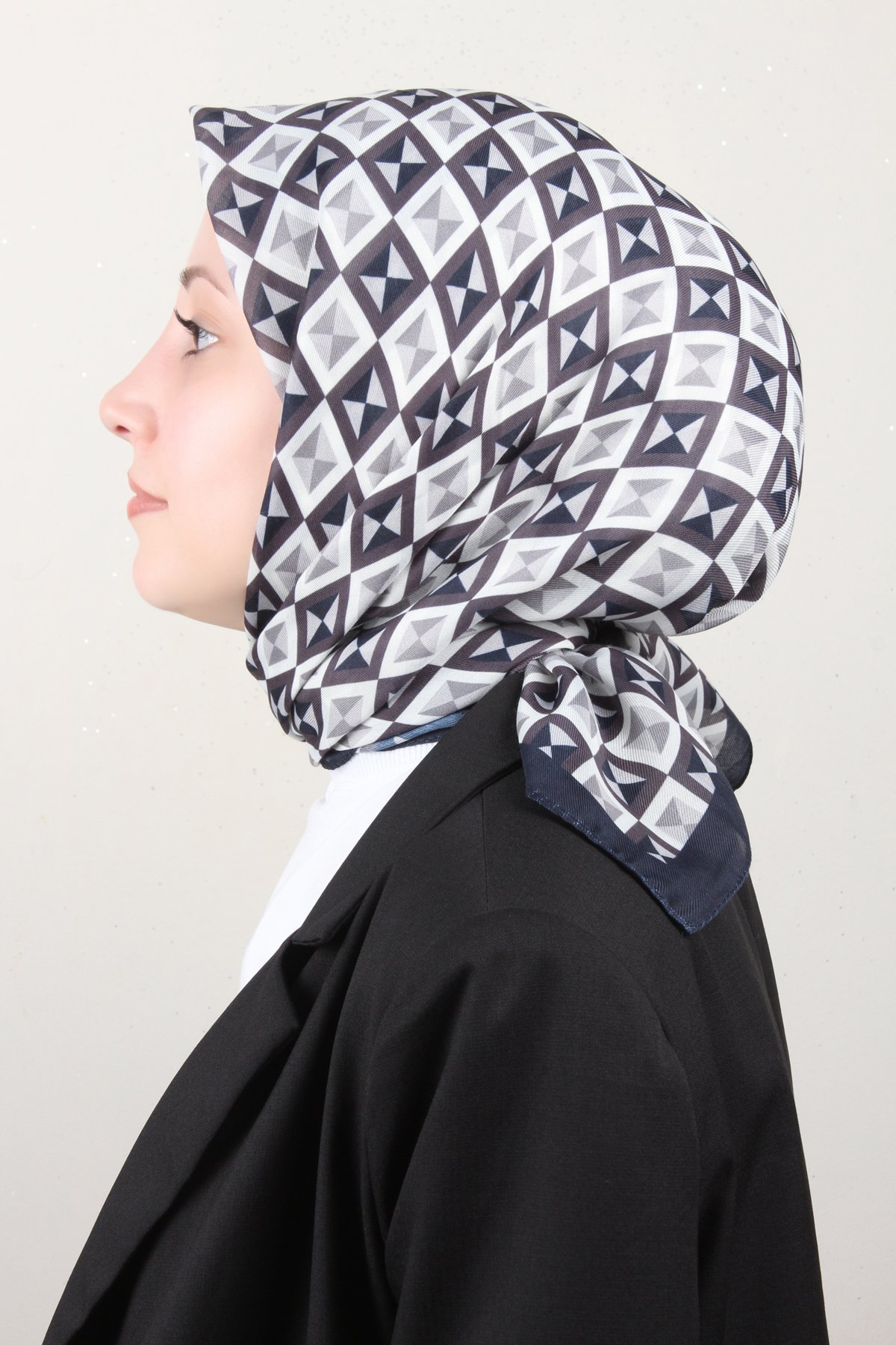 Nirvana Soft Eşarp 8108-10 Lacivert