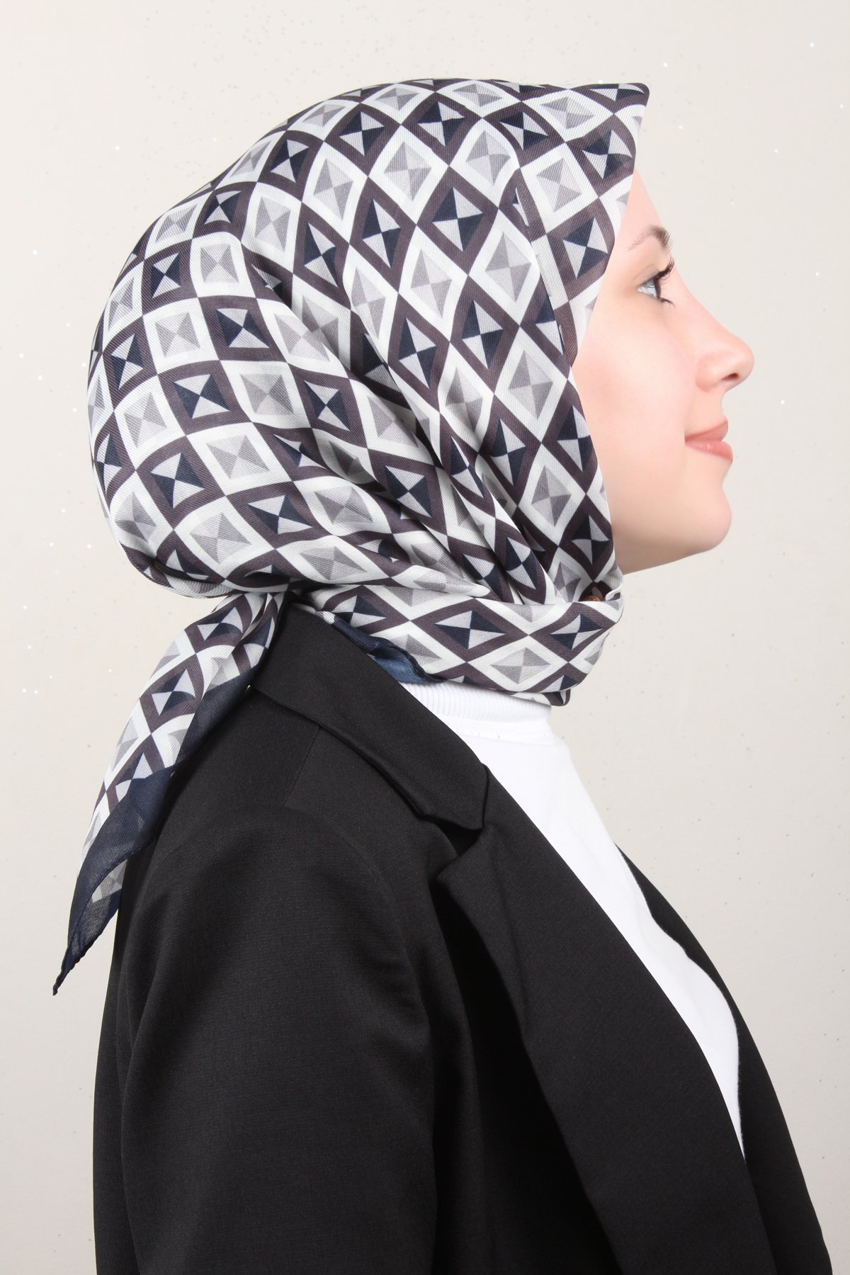 Nirvana Soft Eşarp 8108-10 Lacivert