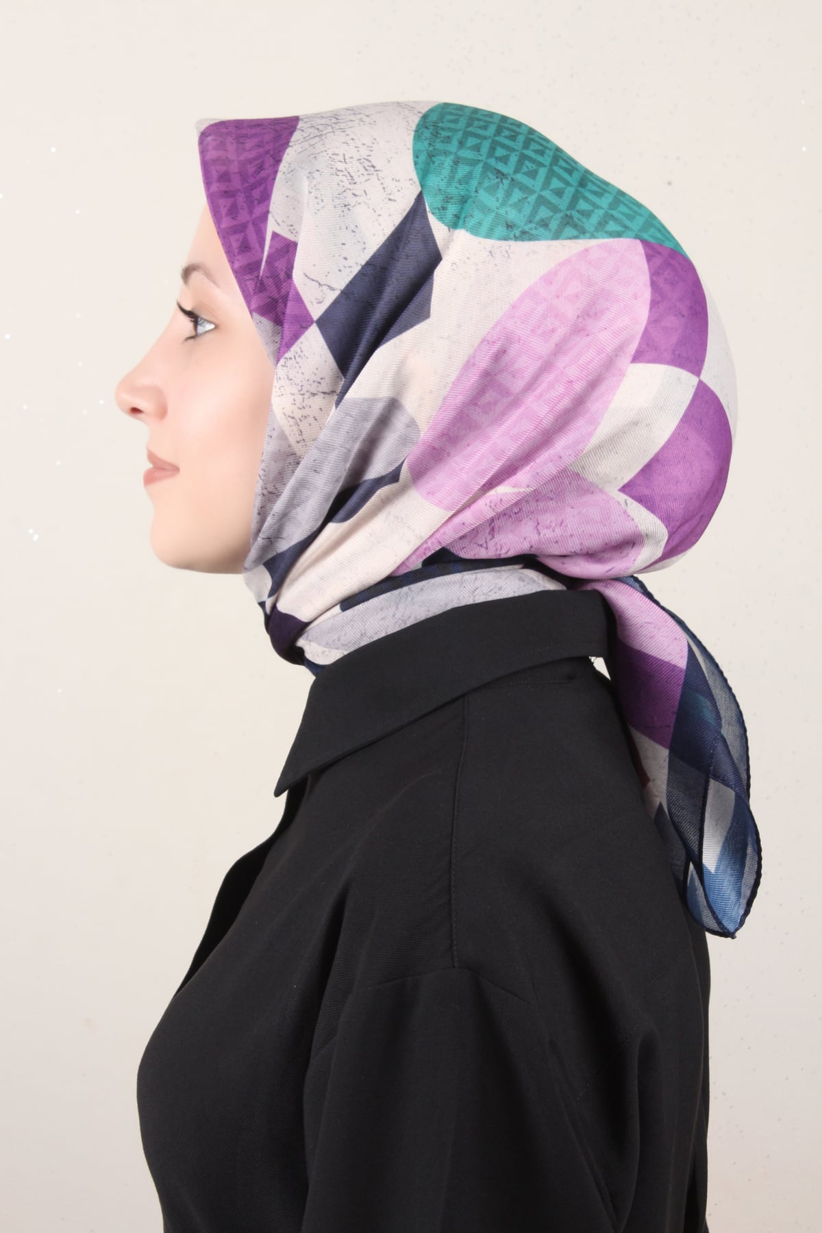 Nirvana Soft Eşarp 8115-2 Lacivert