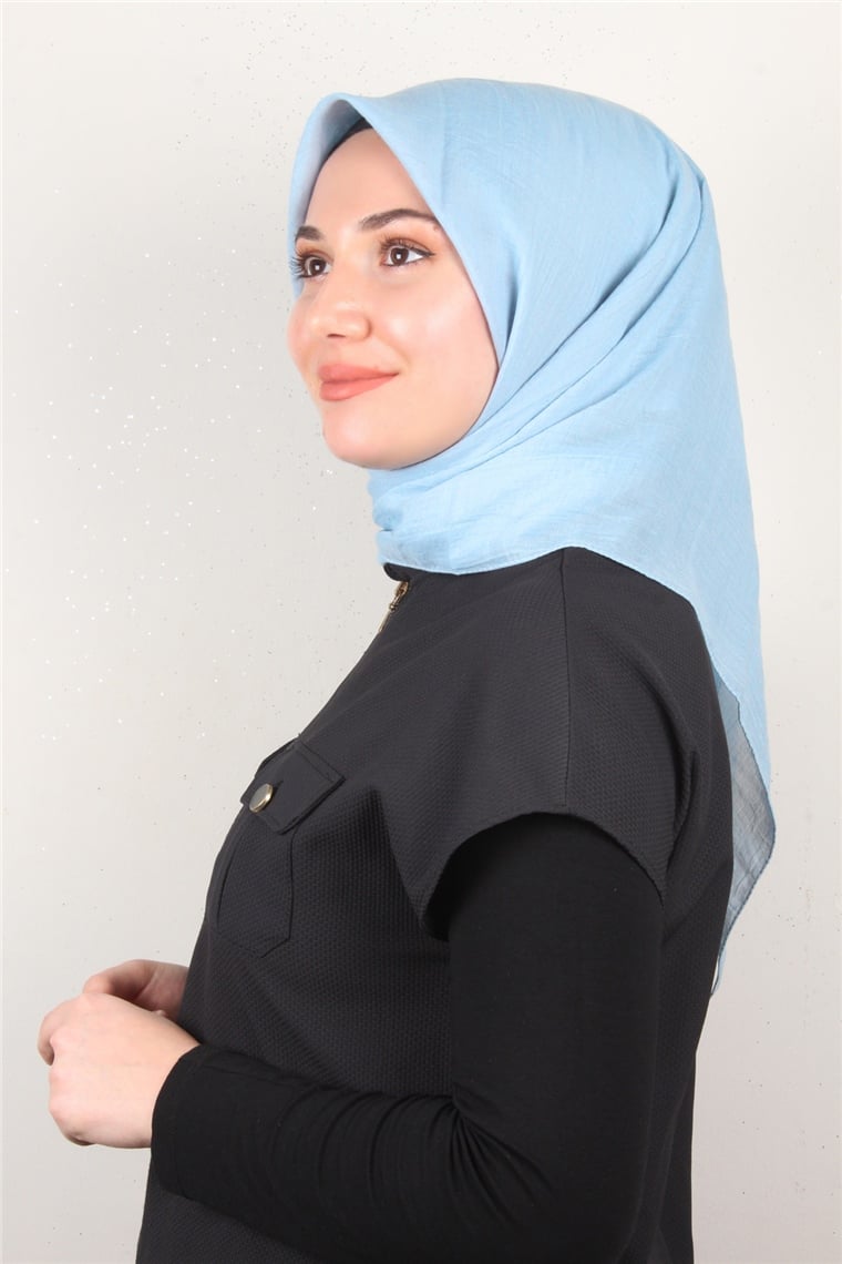 Pamuk Beta Eşarp 4651-31 Bebe Mavisi