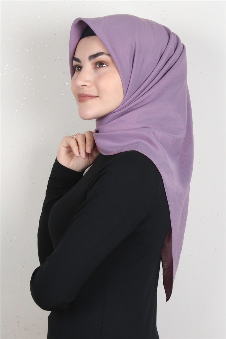 Pamuk Caz Eşarp 4651-10 Lila