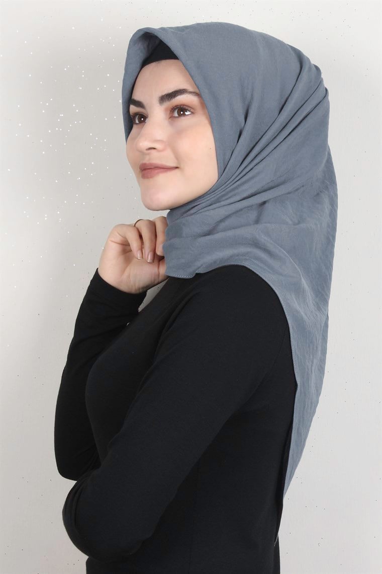 Pamuk Caz Eşarp 4651-11 Füme