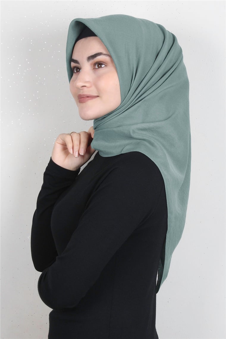 Pamuk Caz Eşarp 4651-16 Mint Yeşili