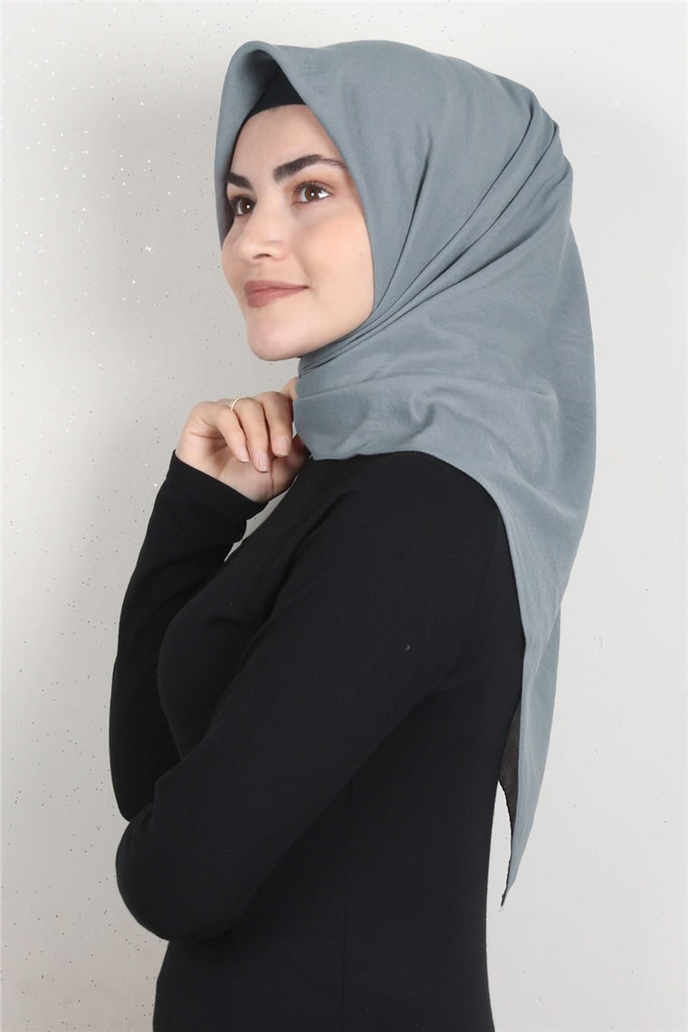 Pamuk Caz Eşarp 4651-17 Kül