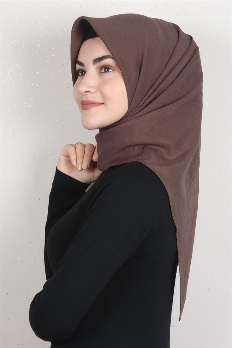 Pamuk Caz Eşarp 4651-2 Kakao