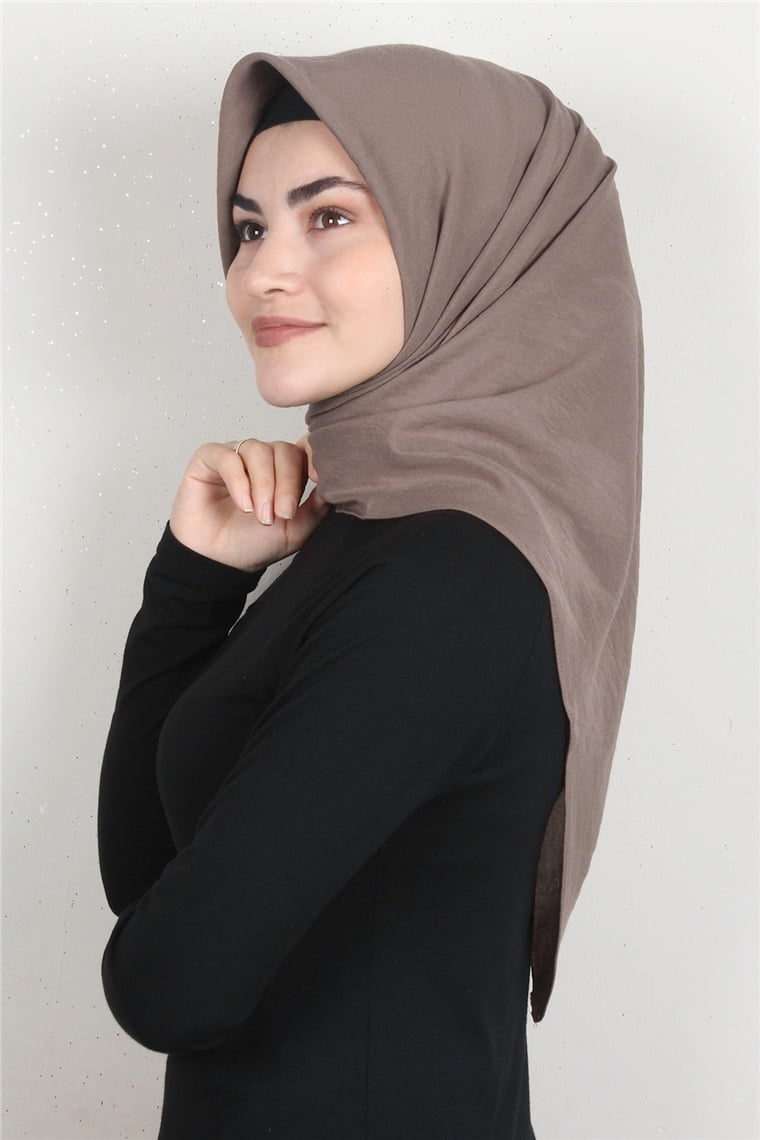 Pamuk Caz Eşarp 4651-4 Sütlü Kahve