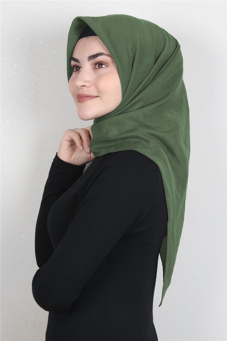 Pamuk Caz Eşarp 4651-6 Haki